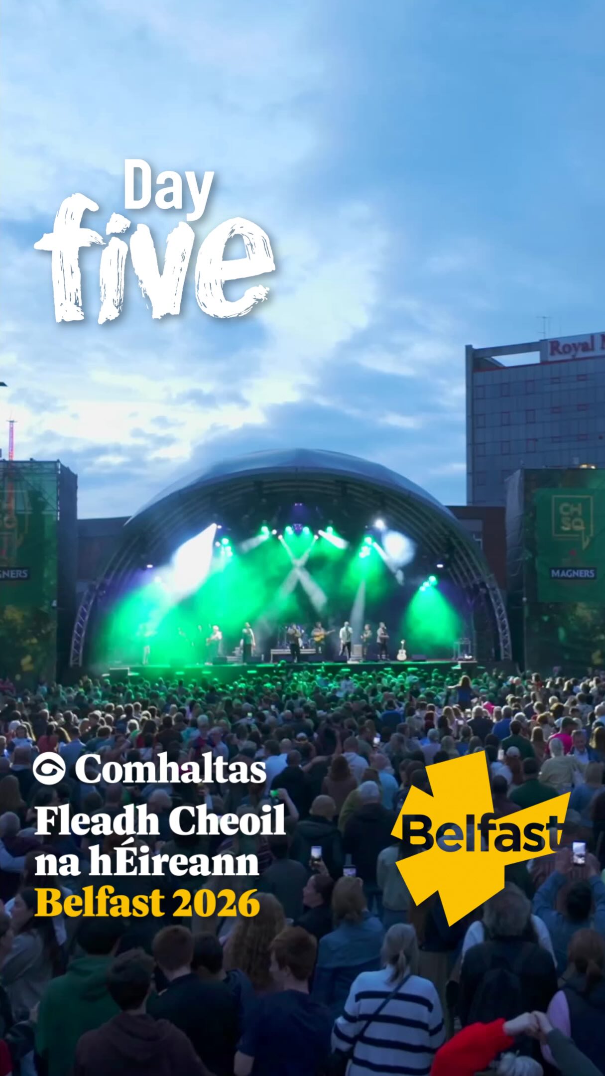 Day 5 - PEOPLE 🤩
We have been Fleadh-t out over the last few weeks creating and capturing content for Fleadh Cheoil na hÉireann 2026 in Belfast.
We spent an incredible eight days working alongside @ardmoreadv, @belfastcitycouncil and @fleadhcheoil, producing a launch film and eight daily 60 second highlight films.
We had an awesome crew of 13 working across the event, capturing the music, performances, people and atmosphere throughout Belfast.
A massive thank you to all our crew, everyone involved in the event, and to Ardmore Advertising and Belfast City Council for trusting Speed Motion to help capture such an unforgettable event in Belfast.
Check out the rest of the day’s highlights as we post them throughout the week 🎻