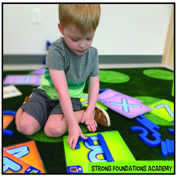 Our preschoolers are developing skills in letter recognition, letter building and fine motor. These fun, hands-on letter builders help our kiddos master the lines and curves that form uppercase letters!
Visit StrongFoundationsAZ.com to take a virtual tour, schedule an in person tour, or learn more about our certified teachers and reading specialists. To inquire about enrollment please call (480)738-3346 or visit our website at www.StrongFoundationAZ.com
#ChandlerMoms #GilbertMoms #EastValleyMoms #ChandlerAz #AzKids #StrongFoundationsAcademy #ChandlerKids #GilbertKids #ArizonaKids