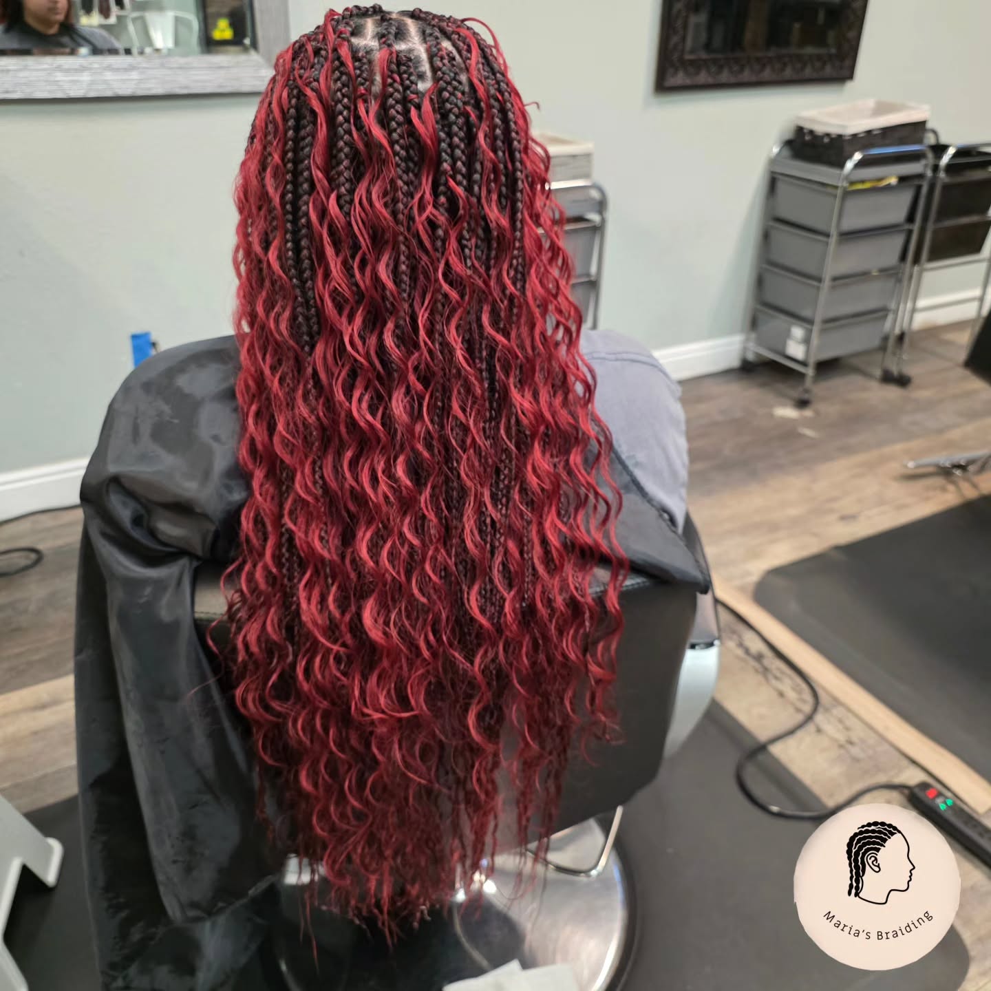Rocking the red
#hair #braids #style