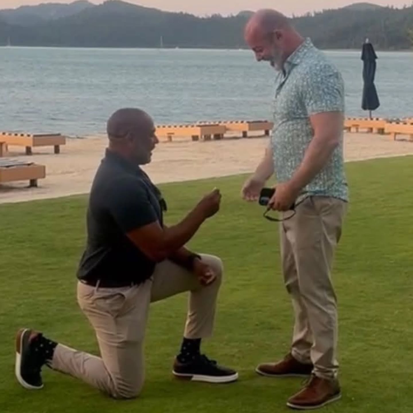 🚨🚨 Tyler and Joe got engaged! 🚨🚨 Get excited everyone!! We are all so happy for the two of you and hope that you continue to have an amazing Bingham trip celebrating with the team! #rugby #pride #growthegame