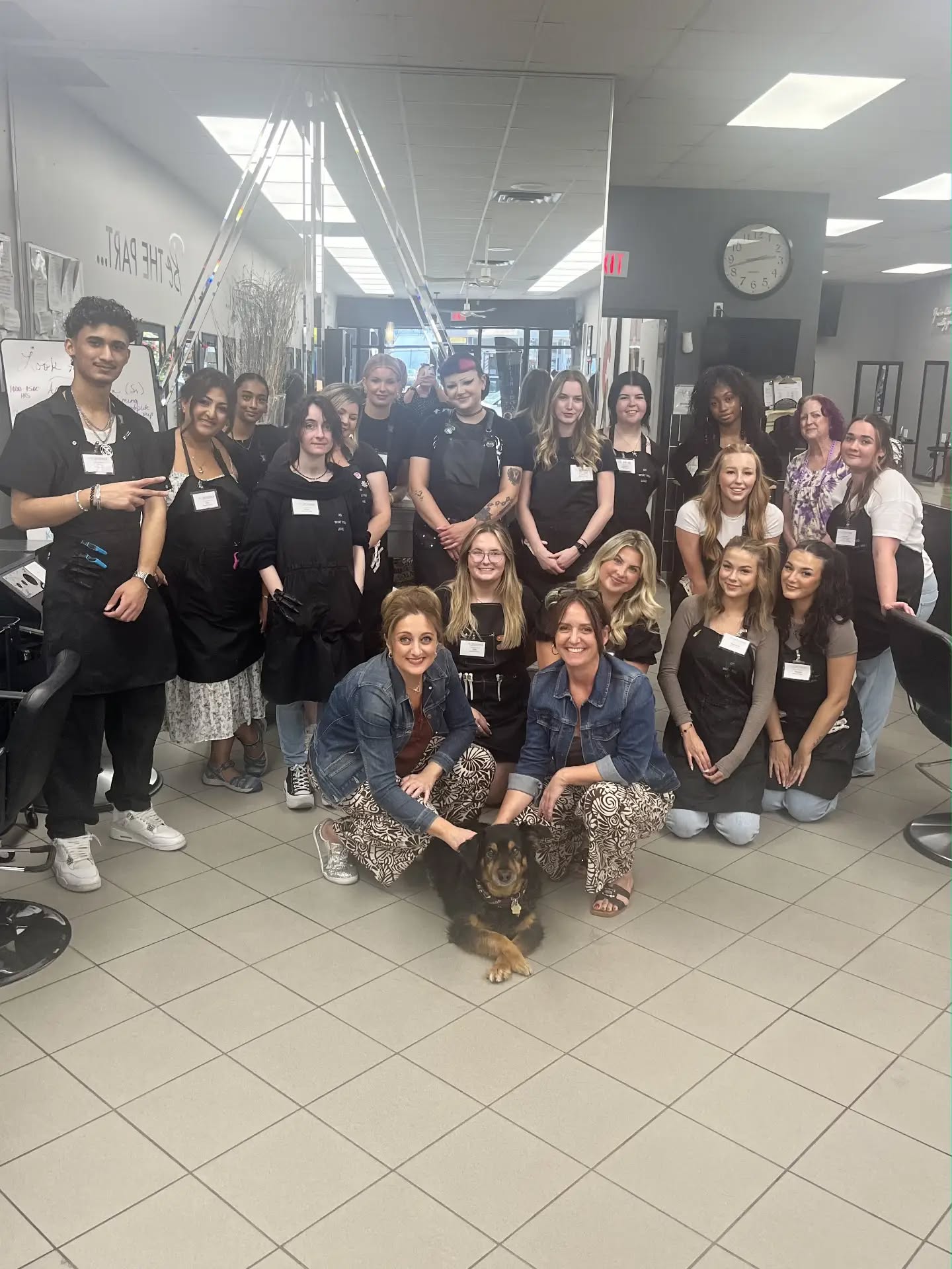 Happy Birthday to our favorite furry family member, Levi! 🐾🎂
On behalf of the entire Art and Technique staff and students, we want to wish you the absolute best day filled with extra treats, belly rubs, and plenty of playtime. We love you so much! ❤️🐶