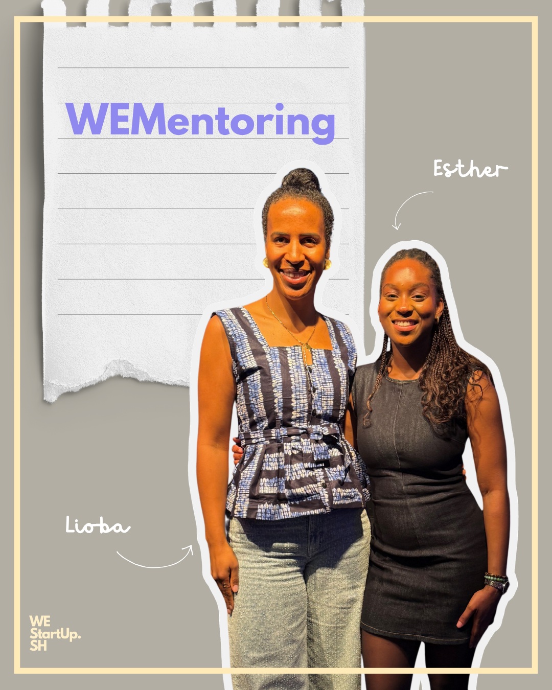 ✨ Mentee & Mentorin im Tandem: Esther & Lioba
Was entsteht, wenn Erfahrung, Inspiration und gegenseitige Unterstützung zusammenkommen? 🤝
In unserem aktuellen Mentee-Mentorinnen-Tandem treffen Esther Amouzou und Lioba Jarju aufeinander.
Lioba ist leidenschaftliche Netzwerkerin, Community-Organisatorin, systemische Coachin und Diversity Trainerin. Als Co-Gründerin von @blackfemalebusiness und THE NOC setzt sie sich für Diversity, Equity & Inclusion ein und begleitet Menschen und Teams dabei, neue Perspektiven zu entwickeln und Herausforderungen an ihrer strukturellen Wurzel anzugehen💜
Für Esther ist Lioba dabei nicht nur eine wichtige Ansprechpartnerin, sondern auch eine inspirierende Persönlichkeit:
💬 „Ich bin sehr dankbar, Lioba als Mentorin an meiner Seite zu haben. Sie ist eine Ansprechpartnerin, an die ich mich bei Fragen jederzeit wenden kann und von der ich wertvolle Unterstützung erhalte. Darüber hinaus ist sie für mich eine inspirierende Persönlichkeit, da ich bereits vor dem EXIST-Programm Teil der von ihr mitgegründeten Community war.“
Genau darum geht es bei Mentoring: Erfahrungen teilen, Fragen stellen, neue Perspektiven gewinnen und gemeinsam wachsen 🌱
Wir freuen uns, Esther und Lioba auf ihrem gemeinsamen Weg zu begleiten! 💫
#WEstartupSH #Mentoring #MenteeMentorin #FemaleEntrepreneurship #WomenEntrepreneurs #Netzwerk #Community #SchleswigHolstein
