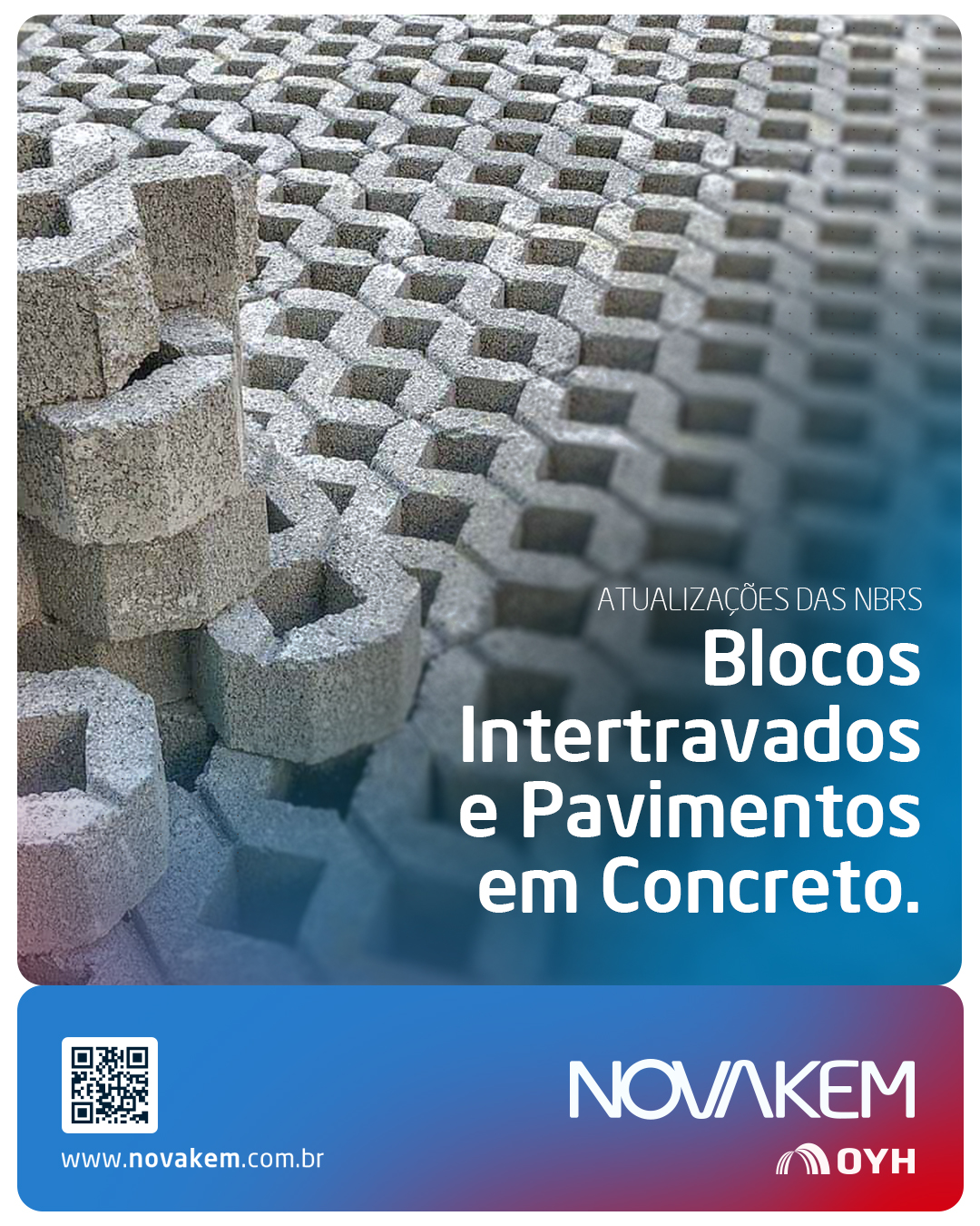 🧱 Pavimento em blocos intertravados em concreto tem norma nova!
A @NBR 9781, referência para peças de concreto usadas em calçadas, praças, pátios e estacionamentos, passou por uma revisão importante em 2026.
(🔗 Link do artigo na BIO)
O que muda?
✅ Métodos de ensaio de resistência à compressão e absorção de água mais precisos
✅ Classes de resistência melhor definidas conforme o uso previsto
✅ Novos critérios ambientais, alinhando a especificação a certificações como LEED e AQUA-HQE
Com um mercado que movimenta mais de R$ 2 bilhões por ano no Brasil, essa atualização eleva o padrão técnico do setor e amplia as possibilidades de inovação sem abrir mão da segurança.
Na Novakem, nossos produtos já seguem as versões mais atuais das @normasABNT. Fale com nosso time técnico e saiba mais.
#Novakem #OYHbrasil #OYH #PavimentoIntertravado #NBR9781 #ConstruçãoCivil #NormasTécnicas #Sustentabilidade