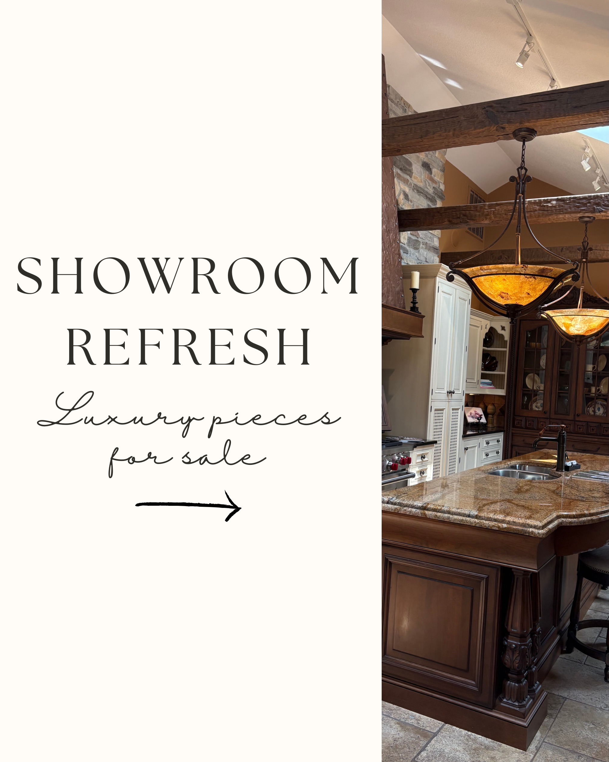 Our showroom is getting a refresh! ✨ But before we can bring in anything new, we have to make room for it.
We’re selling a few luxury showroom pieces, so if you’ve had your eye on something, now’s your chance! Send us a message for more details. 🤍