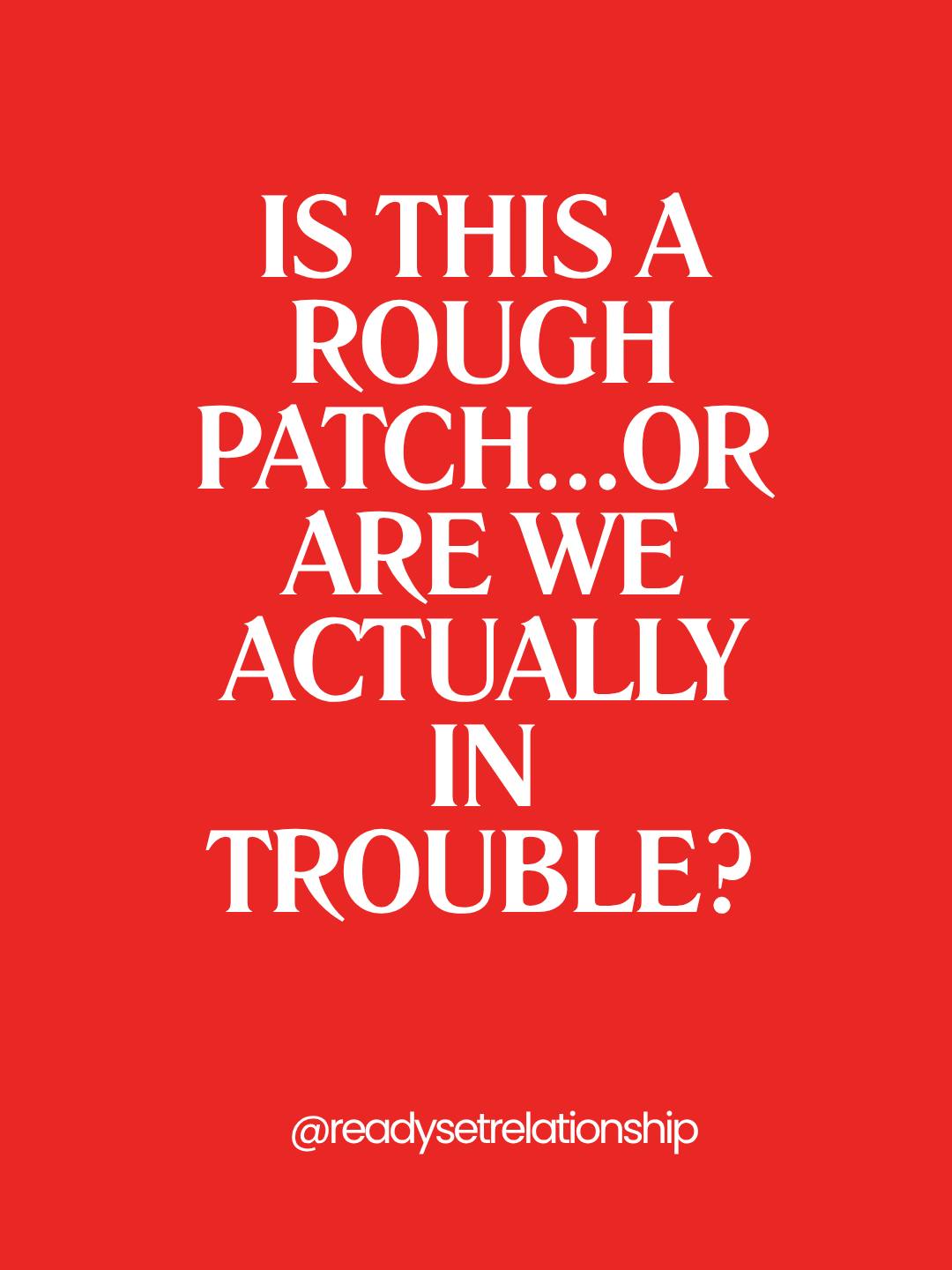 Every relationship has rough patches. But when you’re in the middle of one, it can be hard to know whether what you’re experiencing is a normal part of building a life together or a sign that something needs more attention.
Conflict doesn’t automatically mean a relationship is in trouble. In fact, learning how to navigate the difficult seasons together can be one of the most important skills a couple develops.
Our Early Marriage Workshop gives couples a space to talk about the things that don’t always come easily, while learning practical tools for communication, conflict, connection, and understanding one another.
You don’t have to wait until your relationship is in crisis to work on it. ❤️
📅 Upcoming workshops: October 4, 2026 & January 9, 2027
💻 Live via Zoom
Register through the link in our bio or learn more about the workshops here: https://www.readysetrelationship.com/more-about-workshops
#MarriageAdvice #HealthyRelationships #CouplesCommunication