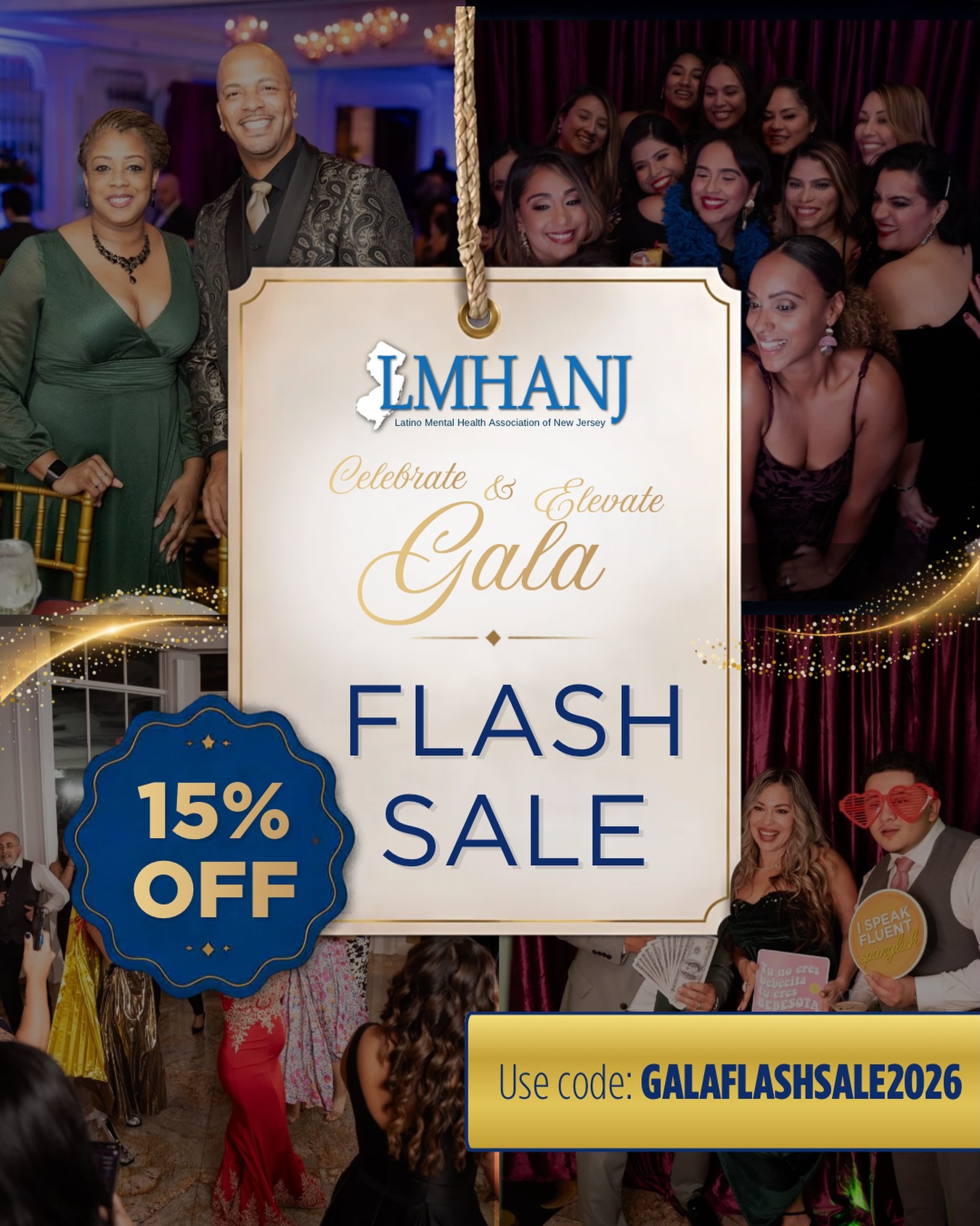 🚨 DON’T MISS THE FLASH SALE 🚨
The Celebrate & Elevate Gala Flash Sale is LIVE and this is your chance to grab your ticket at an exclusive price before it’s gone.
🎟️ TODAY + TOMORROW ONLY: August 18–19
🔑 CODE: GALAFLASHSALE2026
⚠️ You MUST enter the code for the discount to apply.
And seriously: THIS IS THE ONLY SALE FOR NON-MEMBERS. Once August 19 ends, regular pricing is back.
No second chance at this price!
📅 October 8, 2026
📍 The Brownstone | Paterson, NJ
Don’t wait until tomorrow. Don’t wait until the last minute.
Grab your seat TODAY, save while you can, and support the Futuro Fund while you’re at it!
The clock is ticking. The sale is live. Your seat is waiting!
#lmhanj #lmhanjgala #celebrateandelevate #futurofund #njgala