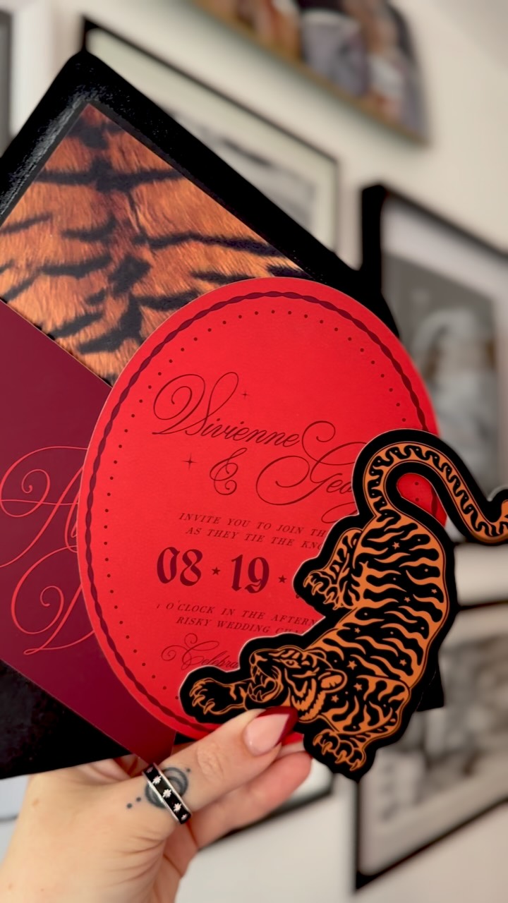 Not into traditional wedding stationery? Good. Neither am I.
If you’re looking for a wedding stationery designer who specialises in creating designs that are stylish, a little different and packed with personality, I’d love to work with you.
After 13+ years in the wedding industry, I’ve seen a lot, designed a lot, and learned how to turn ideas into stationery that actually feels like you. #altwedding #weddinginvitations #weddinginspiration #rocknrollbride #rocknrollgroom