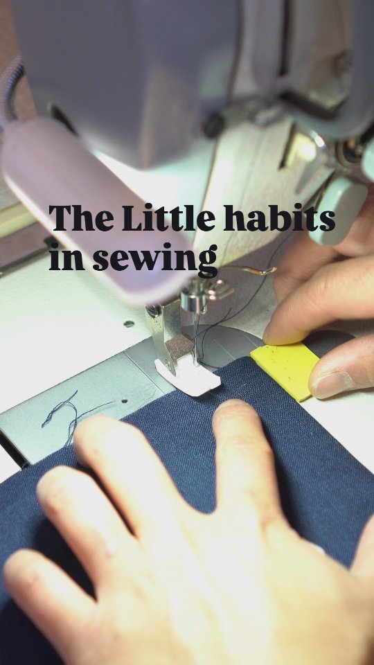 Little habits that you develop for fail proof sewing:
1. Use a seam guide. You can buy fancy Magnetic ones, or you can also cut Electrical tape into chunks and line up the long edge to your guideline.
2. Always tuck the top thread under the presserfoot to prevent messy tangles when sewing.
3. let the machine take your fabric! Use gentle but firm pressure on the fabric to guide the fabric. Making sure the edge is lined up with your seam guide.
4. Look at your guideline not your needle when sewing!