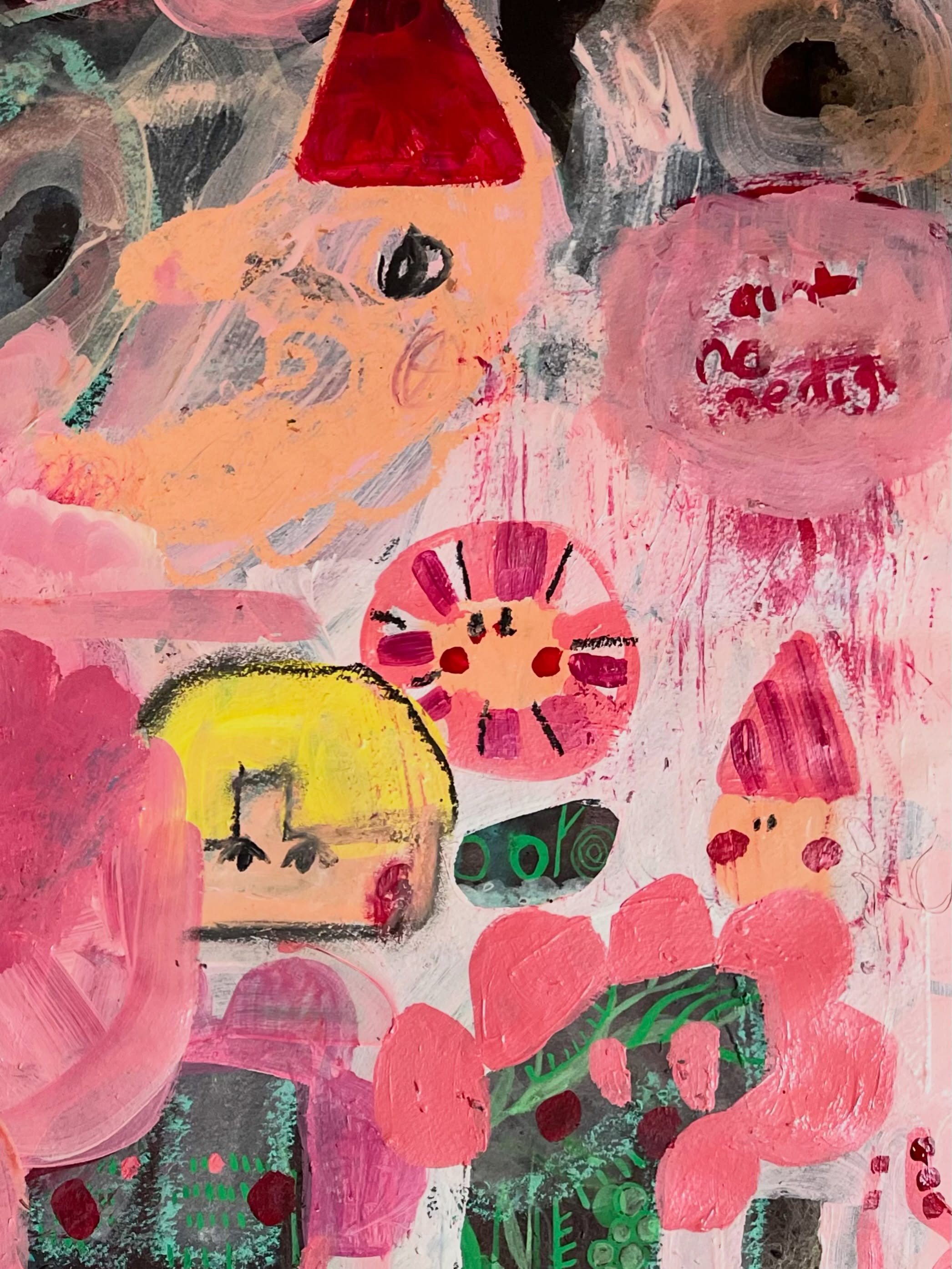 Detail from day 3
Ain’t no pedigree
Exploring repeating images in past work and roots
As a way of grounding new work in old imagery to generate a library of personal symbols
#nlpg #ace #painting #brighton #contemporaryfemaleartists