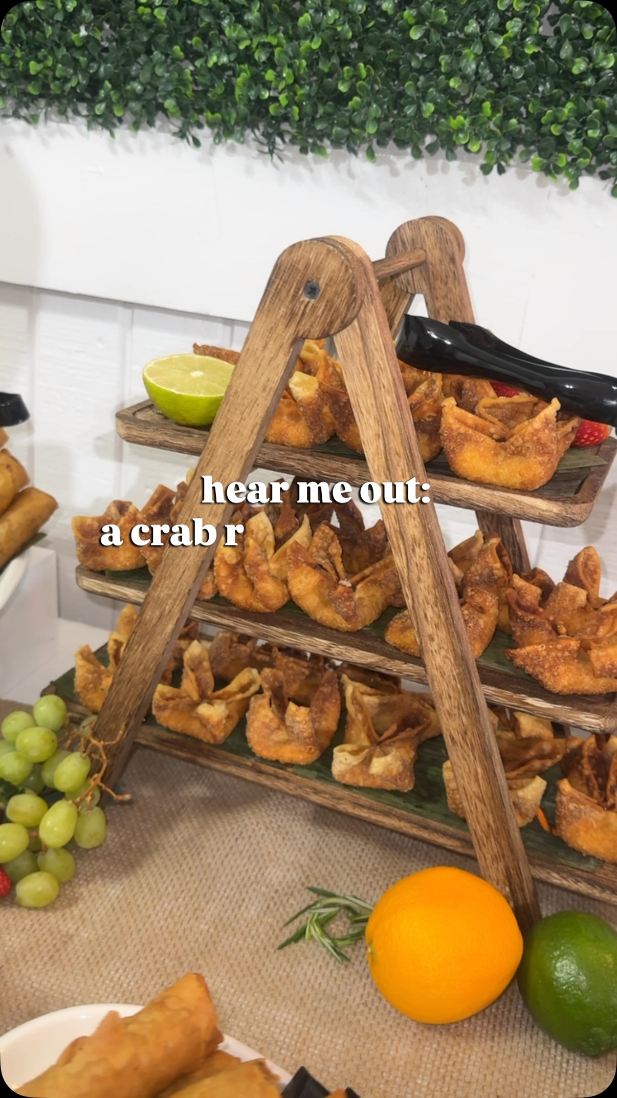 Crab rangoon is always the answer