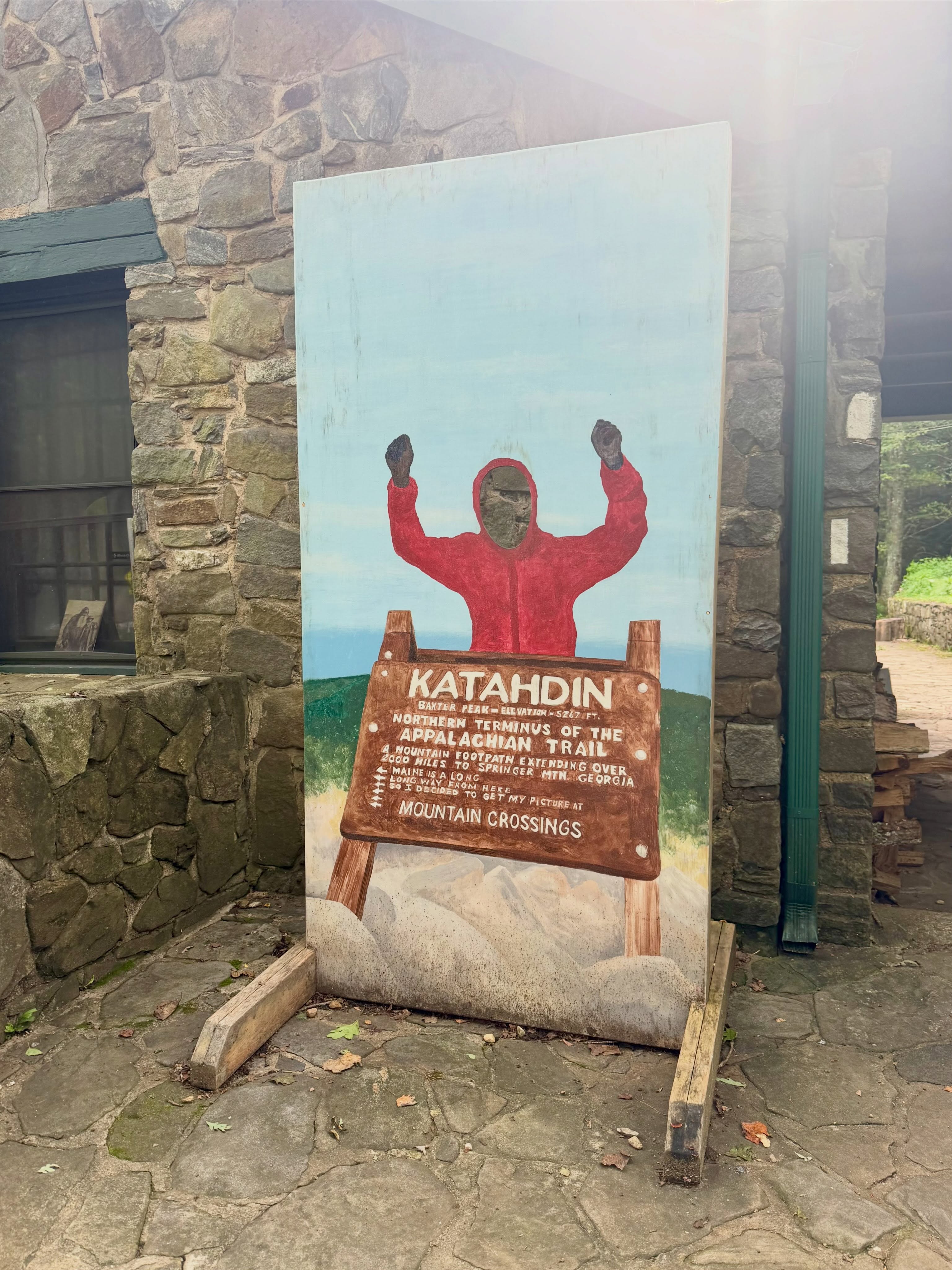 #outandabout There is a covered portion of the over 2100 miles of the #appalachiantrail and it’s happens to be located in Georgia, south of Blairsville, at Mountain Crossings at Neel Gap. The stone building is named Walasi-Yi Interpretive Center, built by the CCC in 1934 and completed in 1937, the same year the trail was established. It served as a inn and dancing hall up until the mid ‘60s. In the early ‘80s, it became an outfitter and trail gift store. There’s also an hostel and other services for day and extended hikers. @visitblairsvillega @exploregeorgia