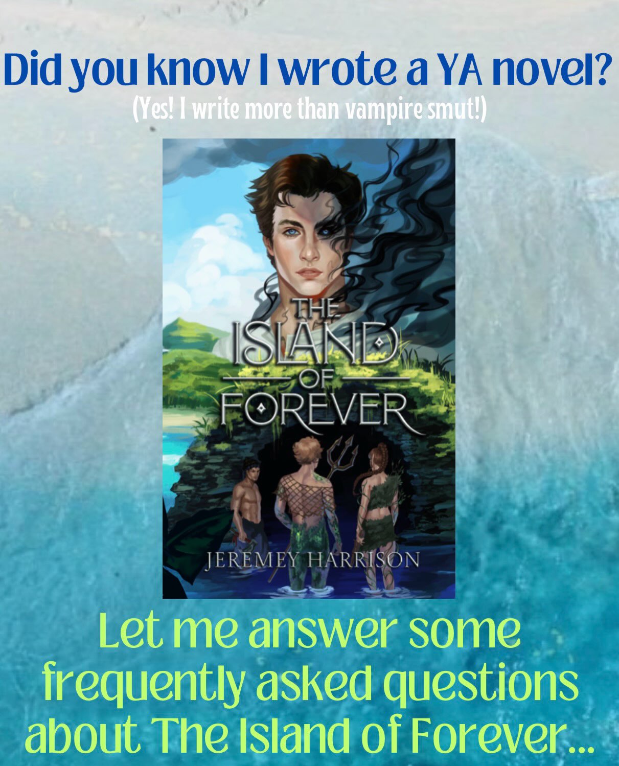 If you were considering reading The Island of Forever but had some questions… here are answers! 😉