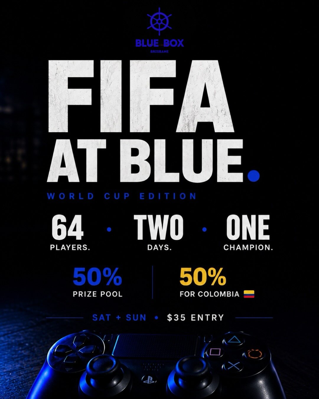 You voted for both days… so we made it happen. 👀🎮
This weekend, Blue is turning into a World Cup.
Survive the groups. Make it through the knockouts. And prove you’ve got what it takes to take the title. 🏆
And this time, every game means a little more. 🇨🇴
FIFA AT BLUE: World Cup Edition.
Registrations are officially OPEN.
64 spots only — link in bio.
Now the real question… who’s actually good at FIFA? 👀👇