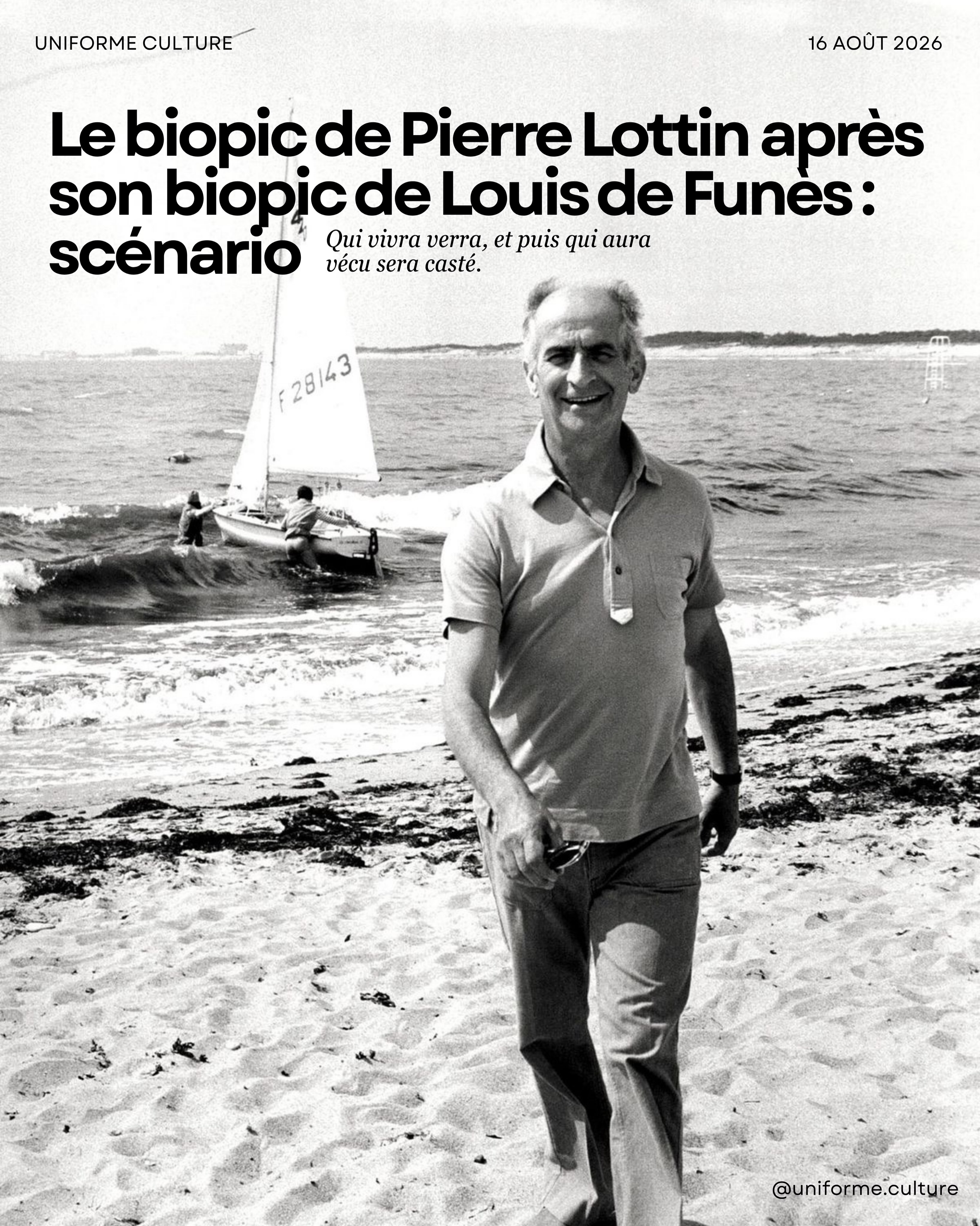 Il était une fois quelqu’un qui avait déjà été deux fois. Ils ont tout mon respect, le film a déjà ma curiosité et tout ce qui suit relève du faux, à part l’abondance de biopics, qui, elle, est documentaire.