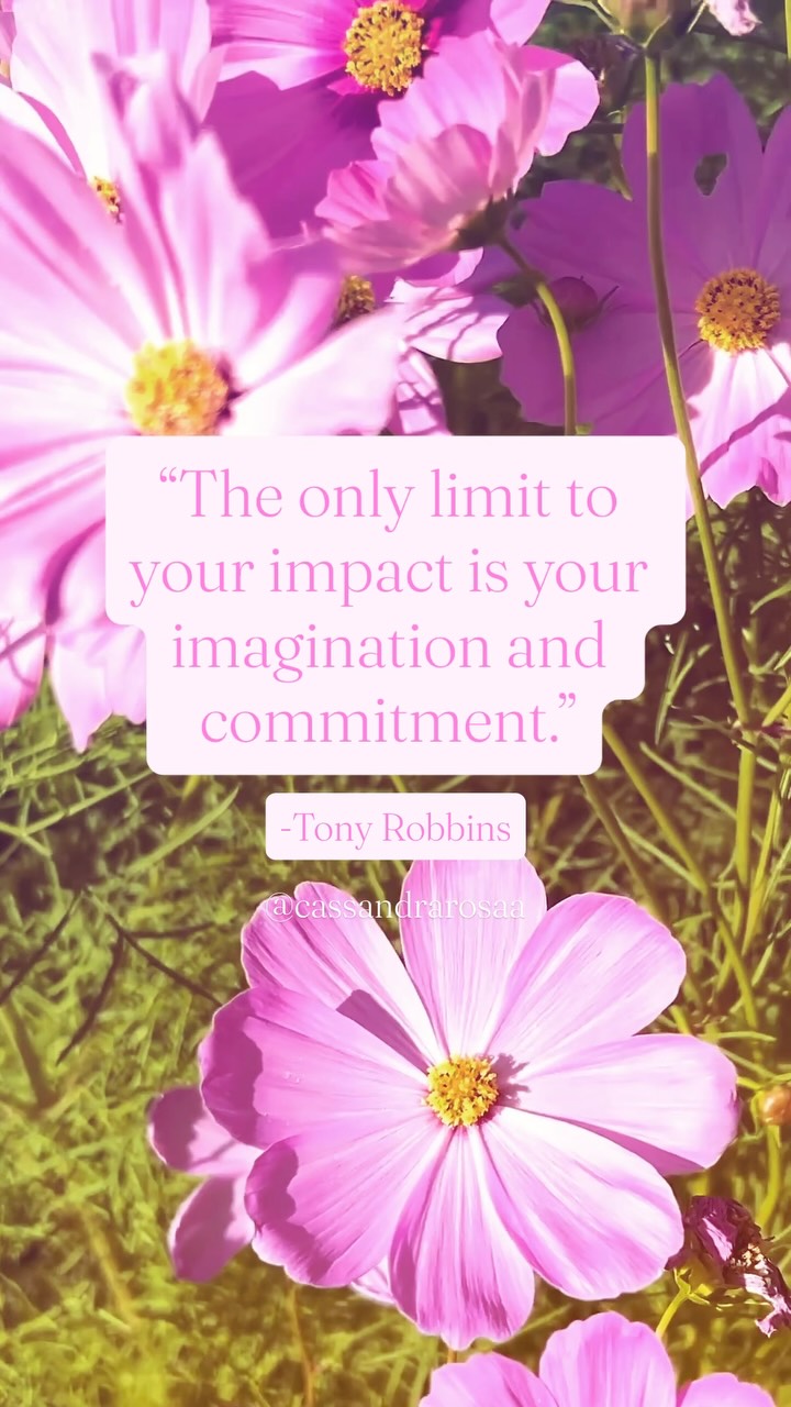 I couldn’t agree more!
We are the only thing standing in the way of the impact we want to make.
Instead of staying stuck imagining the worst case scenario, let’s focus on our impactful missions and be committed to taking small steps every day!
💗 Follow @cassandrarosaa for more inspirational messages like these!