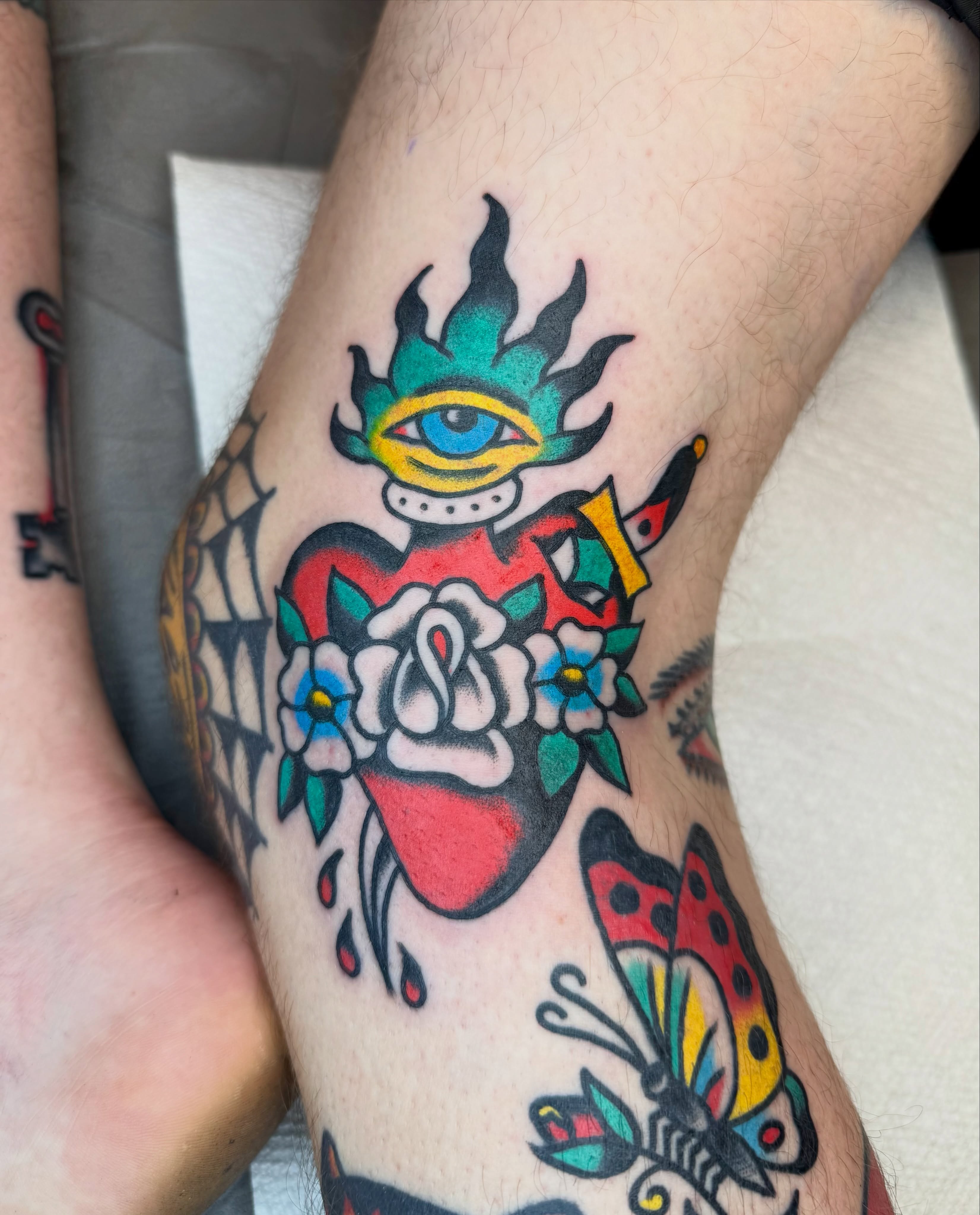 Tattoos made on Queen West at the home field of @theblindtigertattooshop 🏟️ Always available to tattoo you, DM me to get in the books 📚