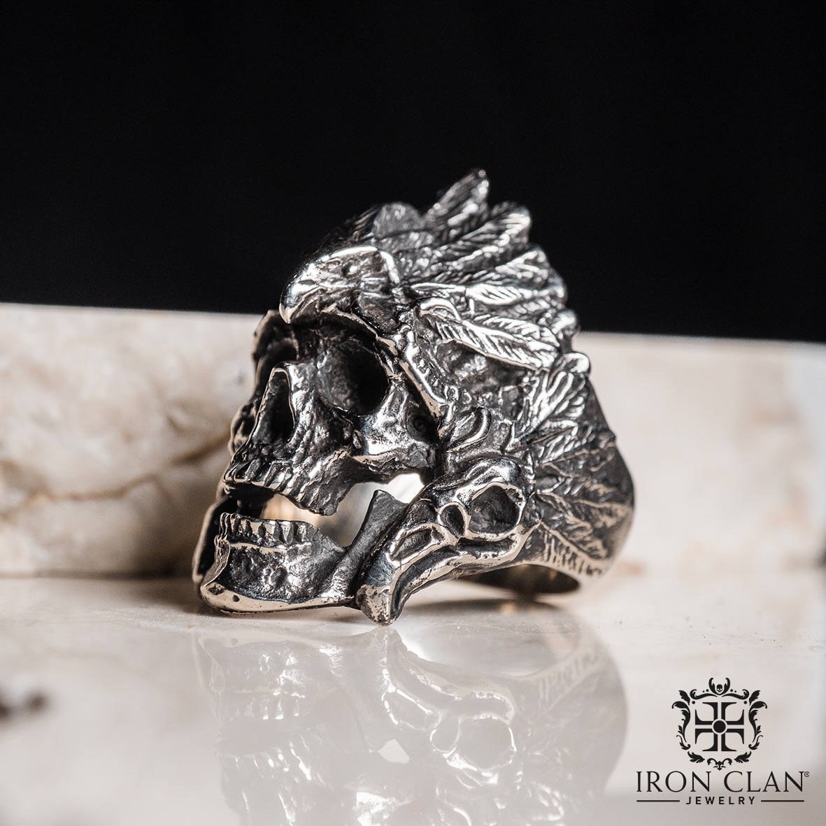 WARCHIEF RING STORY:
Before the first blade was drawn, there was the Warchief. He was not chosen because he was the strongest.
He earned his place because others were willing to follow him into the darkness.
Lead from the front. Never kneel. Handmade by Iron Clan Jewelry in August 2026
Each piece will comes with:
- A Signed Certificate of authenticity
- Jewelry polishing cloth
- 1 Exclusive Iron Clan's Jewelry Box
- 2 Free Iron Clan's Stickers
- 1 Iron Clan Plastic Bags
- Receipt and Customs note, so it will reduced tax fees
PLEASE NOTE:
EVERY JEWELRY that we made is LIMITED, we just cast this rings up to 66 pieces in every single year.
ALL RING IS MADE BY ORDER, HERE THE ESTIMATED PROCESSING TIME:
- PEWTER: only 3 - 5 business days
- WHITE BRASS, BRASS & SILVER: 1 - 2 weeks
__
π₯ Iron Clan's Jewelry is available worldwide at
www.ironclan.co & ironclanjewelry.etsy.com
π Tokopedia: Iron Clan Chamber (Indonesia)
__
#IronClanRings #IronClanJewelry
#Crosspattee #925Silver #GothicJewelry