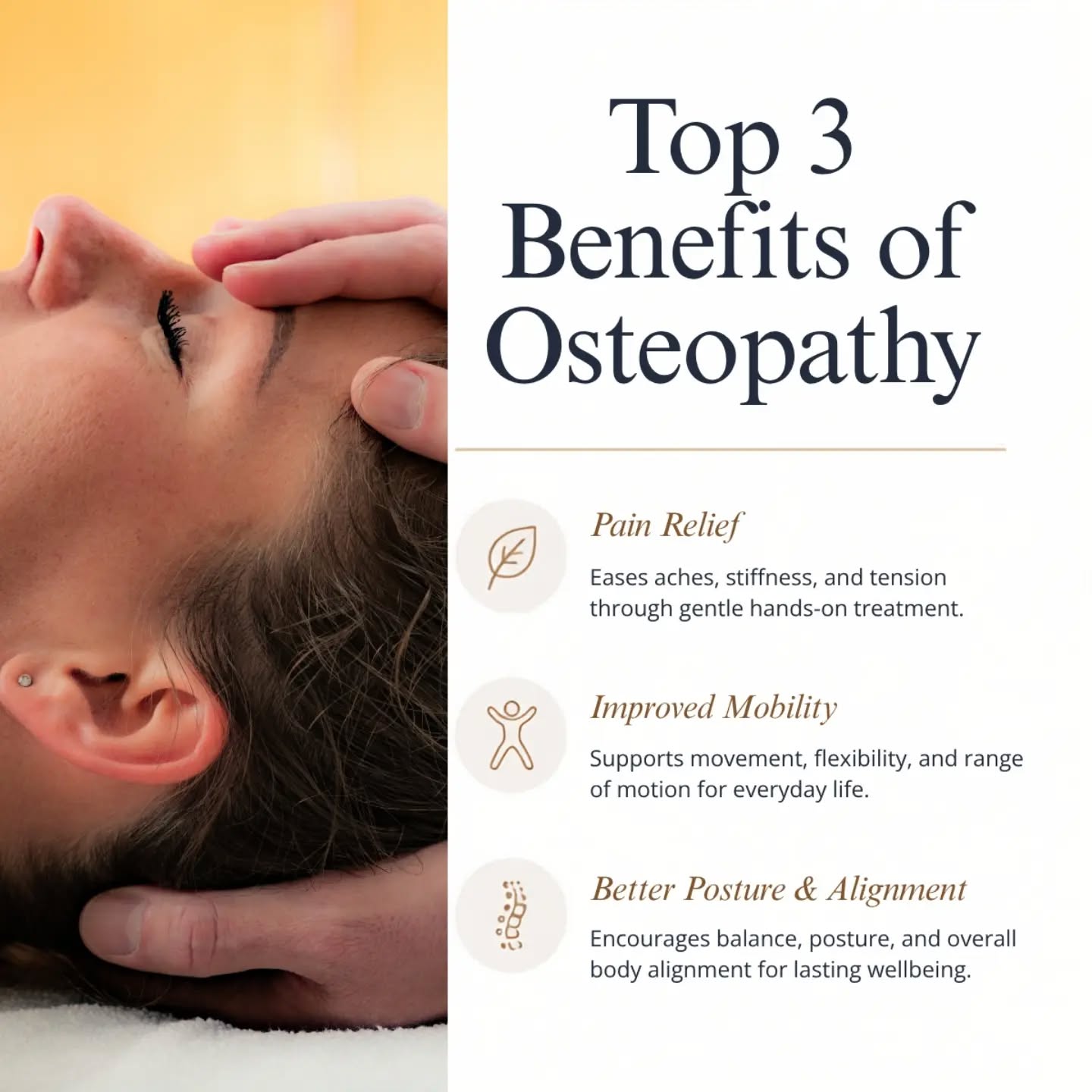 Your body is designed to move — but stiffness, tension and restricted movement can get in the way.
Osteopathy uses hands-on treatment to help improve how your body moves, reduce discomfort and support better everyday function.
Move better. Feel stronger.
#Osteopathy #HandsOnTreatment #Mobility #MovementHealth #PainRelief BetterMovement PFGStrength