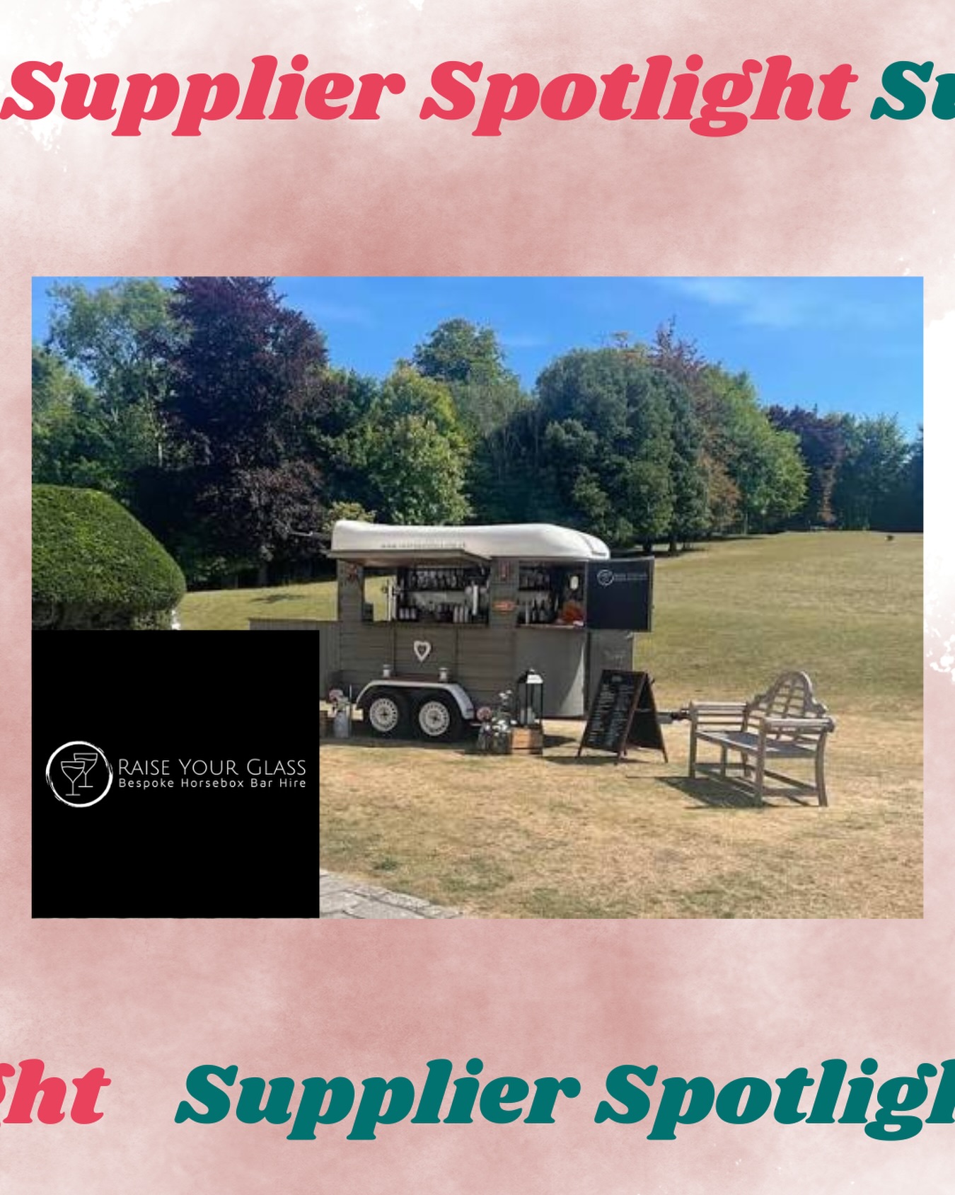 SUPPLIER SPOTLIGHT 🎙️🩷
Listen to our most recent episode ‘The Calm Before I Do’ to hear from the lovely Sally @raiseyourglass_barhire and her top wedding tips!
RAISE YOUR GLASS BAR HIRE: 🍸
“Based in Arundel, West Sussex we cover Sussex, Surrey and Hampshire and cater for all events but we do love a wedding!
We offer an extremely full bar including beers, Pimm’s and Prosecco on draught alongside ales, ciders, wines, spirits, shots, cocktails, mocktails soft drinks and more.
There’s nothing quite like an ice cold pint of Moretti or a refreshing Pimm’s in the heat of summer!
With partnership and friendship at the heart of our business we know that our horseboxes and pop up bars alongside our excellent customer service will be the perfect addition for any event.“
#wedding #weddingpodcast #2027wedding #2027bride #weddingbar