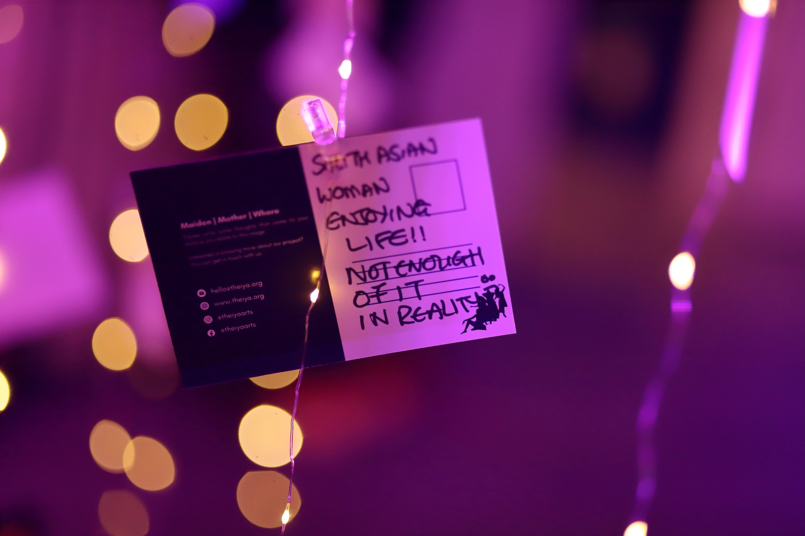 Audience leaving remnants of their thoughts for our post card library has to be one of our favourite things about Maiden | Mother | Whore.
If you’re at the Edinburgh Fringe, come see
Maiden | Mother | Whore.
📆18-30 August
🕐17:30 (60 min)
📍Assembly @ Dance Base, DB1
.
.
.
.
.
.
.
.
.
.
Edinburgh Fringe, Edinburgh Fringe Festival, EdFringe, Edinburgh shows, things to do in Edinburgh, Edinburgh events, August in Edinburgh, Dance Base, Assembly Festival, contemporary dance, dance theatre, physical theatre, multimedia theatre, projection design, performance art, live performance, devised theatre, experimental theatre, feminist theatre, intersectional feminism, transnational feminism, women’s stories, identity, power, movement, immersive theatre.
#EdFringe #EdinburghFringe #DanceBase #assemblyfestival