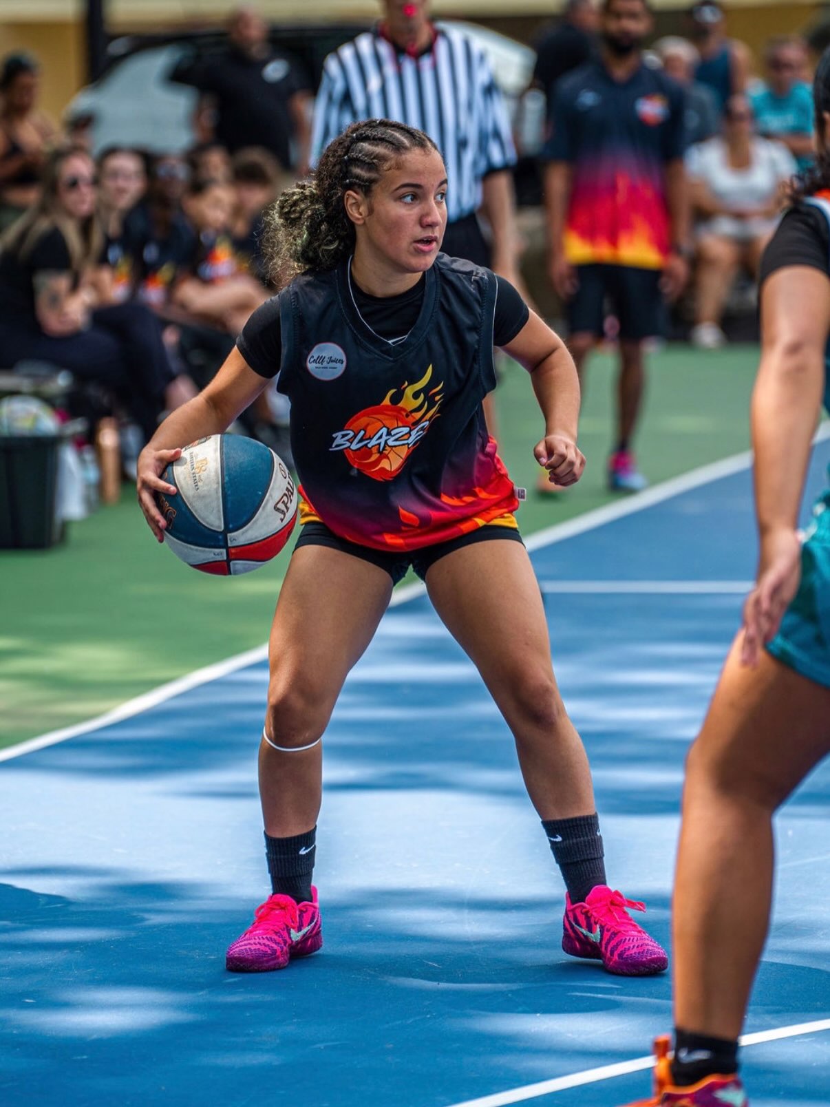 Congratulations Mia Rivera on dominating the court with so much dedication & performance! We thank you & Coach Kelly for letting us be involved with sponsorship! We love to see you show up with so much passion 🫶🏽😉 Go on Chicopee Blaze 🏀