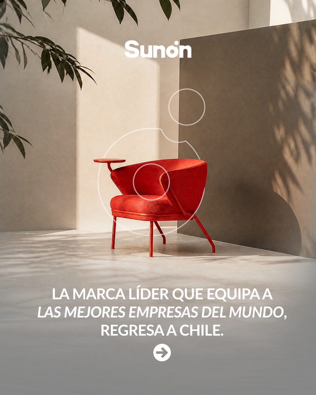 Easton Design amplía su propuesta de valor con la representación exclusiva de Sunón en el país.
Esta alianza estratégica permite acceder a diseño e innovación de estándar global, con el respaldo comercial, la instalación técnica y el servicio de postventa integral que caracteriza a Easton en el mercado nacional.
Diseño global. Respaldo local.
Conoce más en easton.cl
#EastonDesign #SunonChile #AlianzaEstratégica #MobiliarioCorporativo #RepresentaciónExclusiva #Innovación #DiseñoGlobal