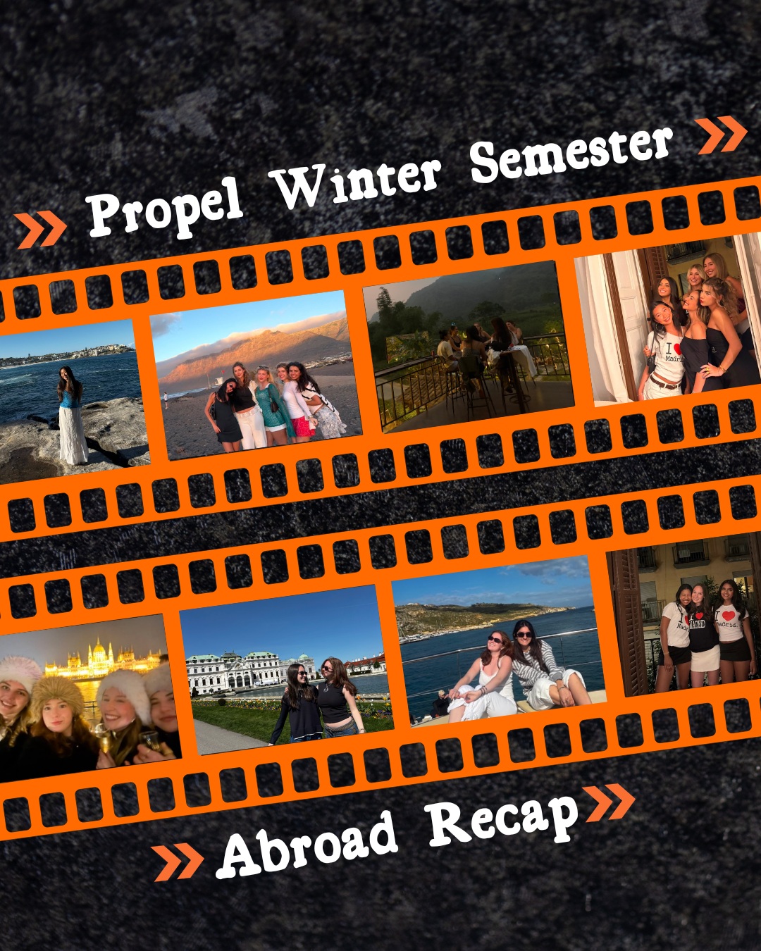 Propel is welcoming back the juniors who went abroad! Here is a glimpse into their favorite memories 🧡🖤