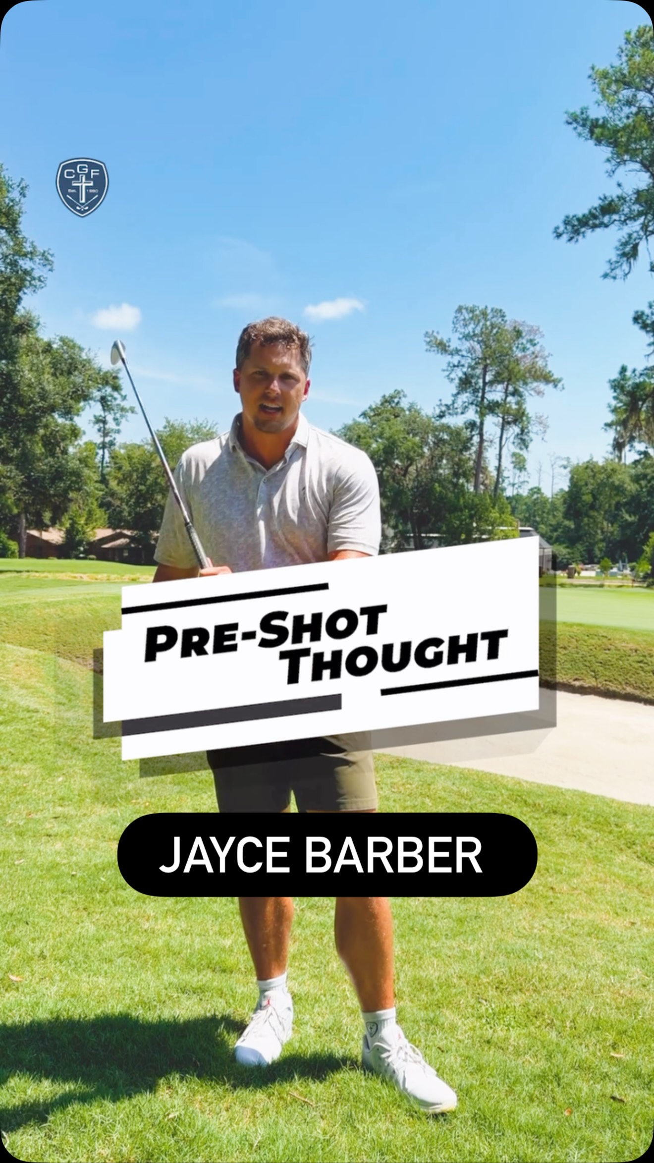 Pre Shot Thought with Jayce Barber 🏌️
CGF East - Valdosta, GA
This week’s thought comes from Matthew 6.
“Look at the birds of the air, they do not sow or reap or gather into barns, and yet your heavenly Father feeds them. Are you not of more value than they?” (Matthew 6:26)
If the Lord clothes the lilies of the field with that kind of beauty, how much more so is He going to clothe you!
So when the shot is tough, short sided, everything running away, that’s the thought to stand on.
You are an image bearer of Him, worth even more.