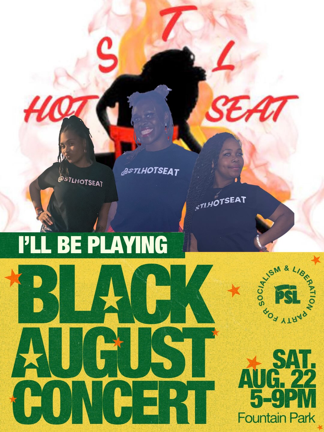 Happy Black August! The month we celebrate Black Excellence in Art and Community✊🏿✊🏾✊🏽 Bring your family and a picnic blanket and come enjoy a FREE evening of artistry and empowerment at the Black August Concert THIS SATURDAY!!
All are welcomed for community activities and vibes . Come out and support your local artists, entrepreneurs, and organizations at Fountain Park🏞️ Hosted by the incredible @pslstl Follow them, become apart of the team, and keep up with their upcoming events!
#stlevents #free #performinglive #blackaugust #follow