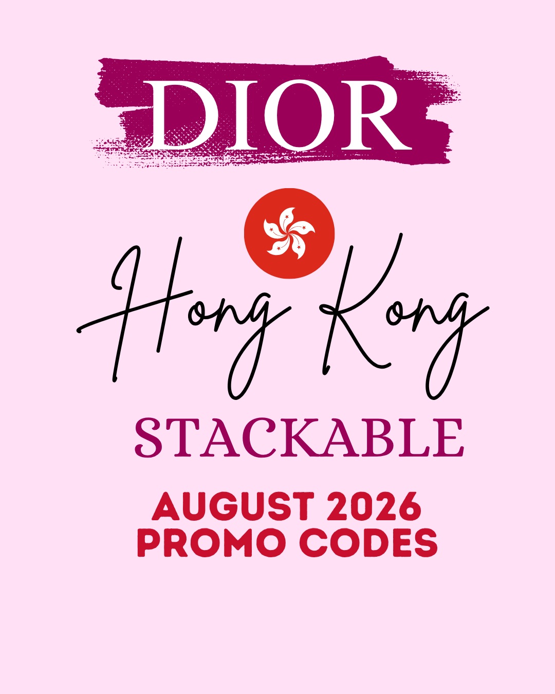 Dior Beauty Hong Kong Promotions August 2026 😍
The gifts are stackable as long as you meet the minimum requirements for each GWP.