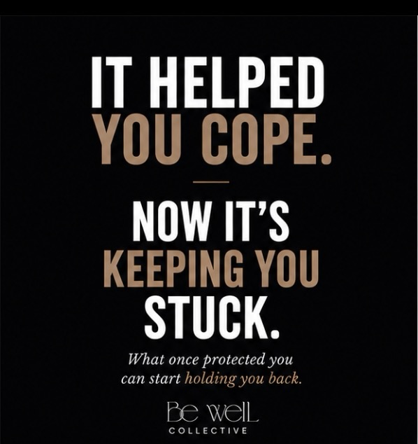 Sometimes the patterns that frustrate us most started as ways to cope.
Procrastination. People pleasing. Overthinking. Perfectionism. Shutting down. Pulling away.
Instead of asking, “What’s wrong with me?” try asking, “What is this pattern trying to protect me from?”
Awareness gives us a chance to respond differently—with more self-compassion, clearer boundaries, connection, rest, courage, and choice.
What helped you cope once doesn’t have to run your life.
Small shifts. Big change.
Follow @be_wellcollective for more conversations about mental health, healing, and becoming more connected to yourself.
#habits #MentalHealth #MentalHealthAwareness #Therapy #Healing