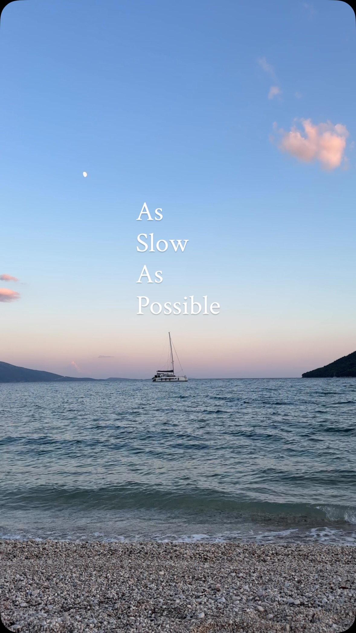 The true test of wealth is how slow can you go.
#relax #greece #breath