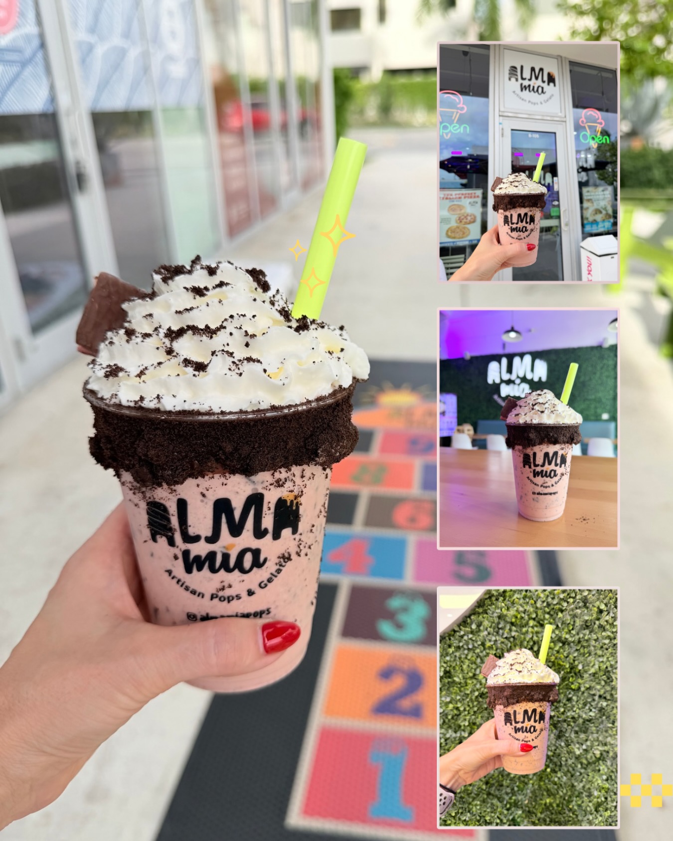 A little happiness in every sip 🍓✨
Have you tried your favorite from Alma Mía yet? 😮💨
#almamiamoments #milkshake #miamigelato #sweetmoments