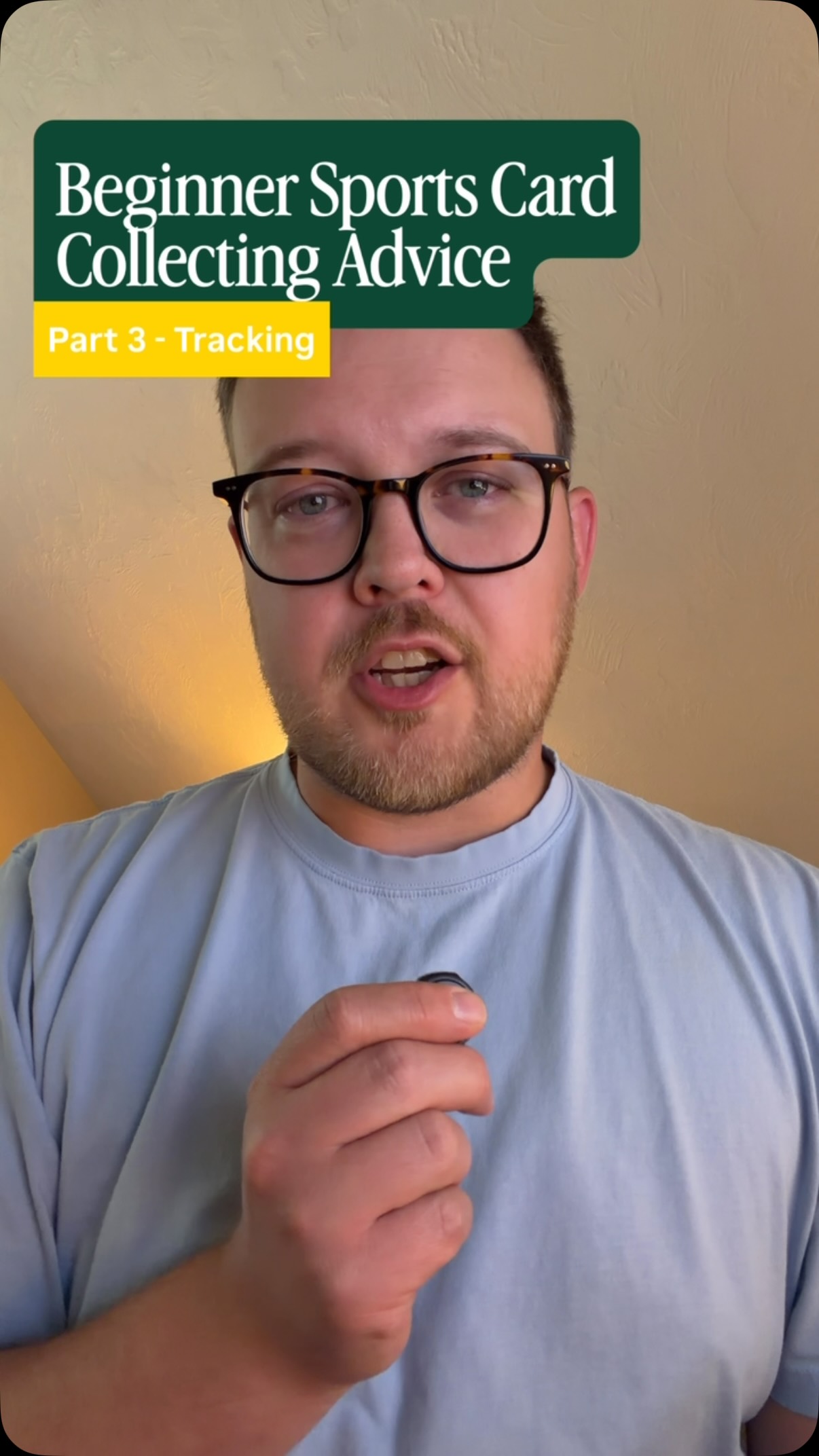 Part 3 of our beginner sports card collecting advice: What to track and where to track it #thehobby #collecting #sportscards