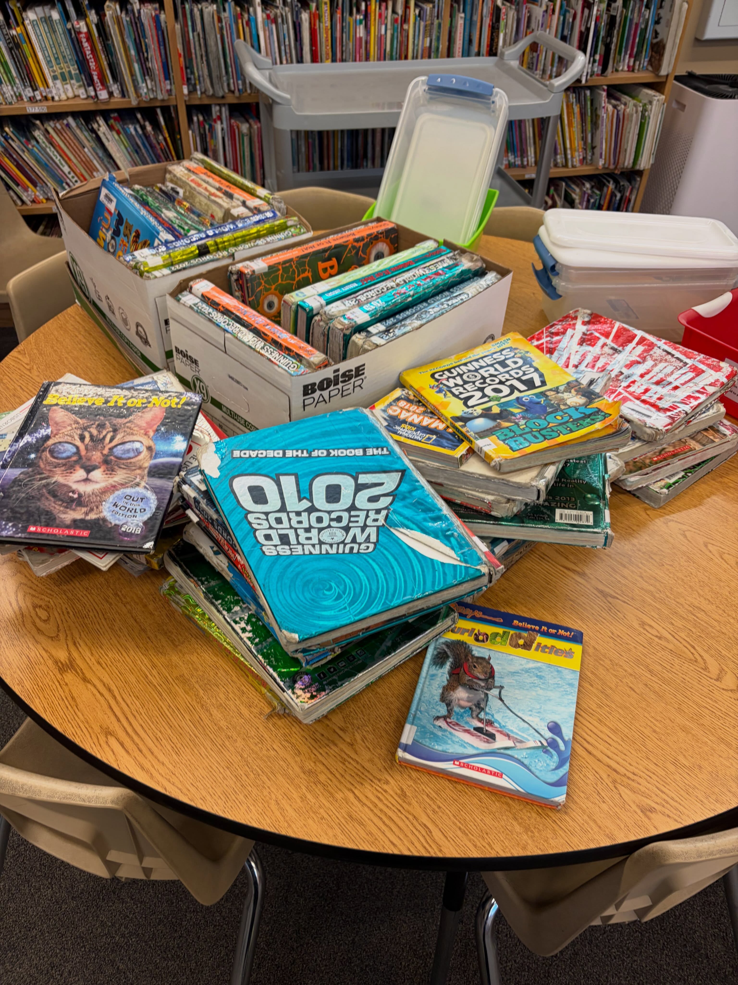 Let the revolution begin. I have landed a new gig as a part time elementary school librarian. As I was surveying our collection I discovered an enormous stack of Ripleys believe it or not but not a single book in the 398.2 section. In case you are not a nerd like me, I’ll translate. THAT MEANS THERE ARE NO FAIRY TALES! I am donating the Ripleys to make room for some imagination. As we all know, schools budgets are tight. I shall stay off that soapbox (for now). But this library dearly dearly dearly needs some folk and fairy tales. If you want to chip in, message me! All donations will go straight to books to fan the flames of imagination. Or if you want to donate a book, that would also be open. I want to fill this shelf with make believe!!
#librarians #imagination #398.2 #fairytales #elementaryschool