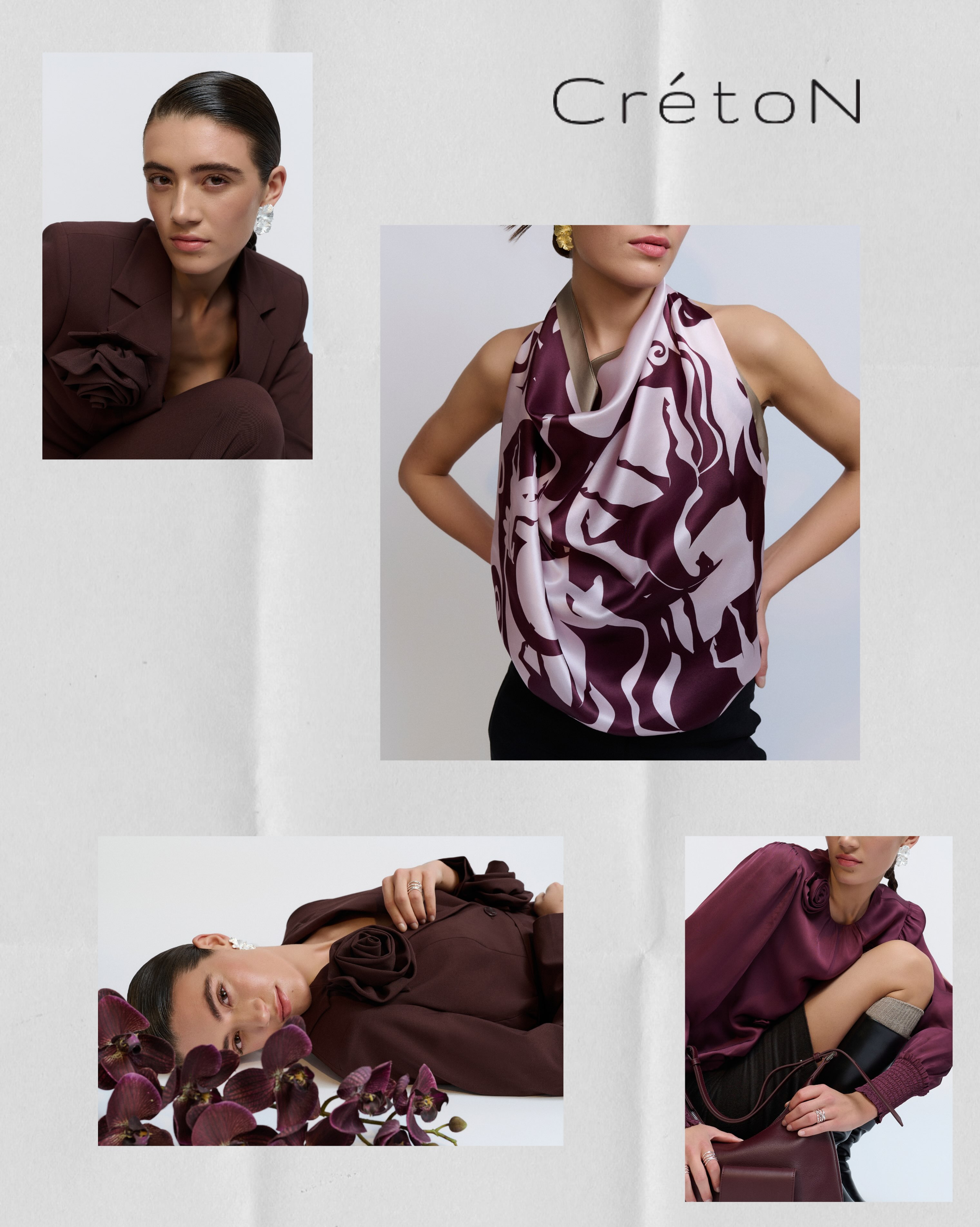 An artful mix between tactility, texture and color🍇
#créton #aw26 #coloroftheseason