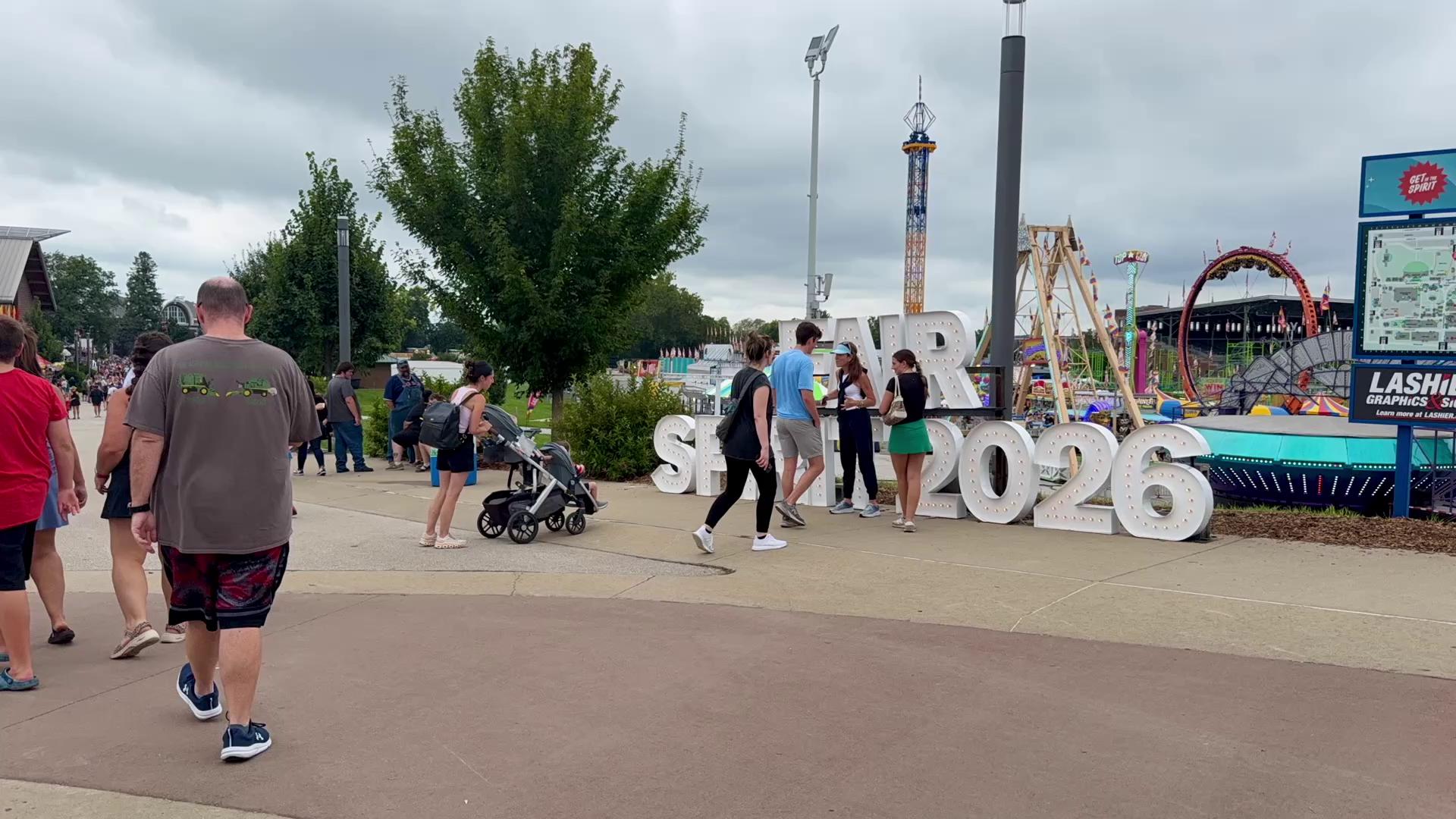 THIS is what makes it all worth it.
We spend a lot of time getting these displays planned, hauled in and set up. Then the Fair starts, and we get to watch this happen all day long.
Families, couples, groups of friends and fairgoers of all ages stop by our FAIR / SPIRIT 2026 display to grab a photo.
Thatβs one of the coolest parts of what we do. Our displays are made to be seen, but even better, they become part of someoneβs memory from the day.
And when you pair the letters with a backdrop like the Iowa State Fairβ¦ itβs a pretty tough photo op to pass up.
We could watch this timelapse all day.