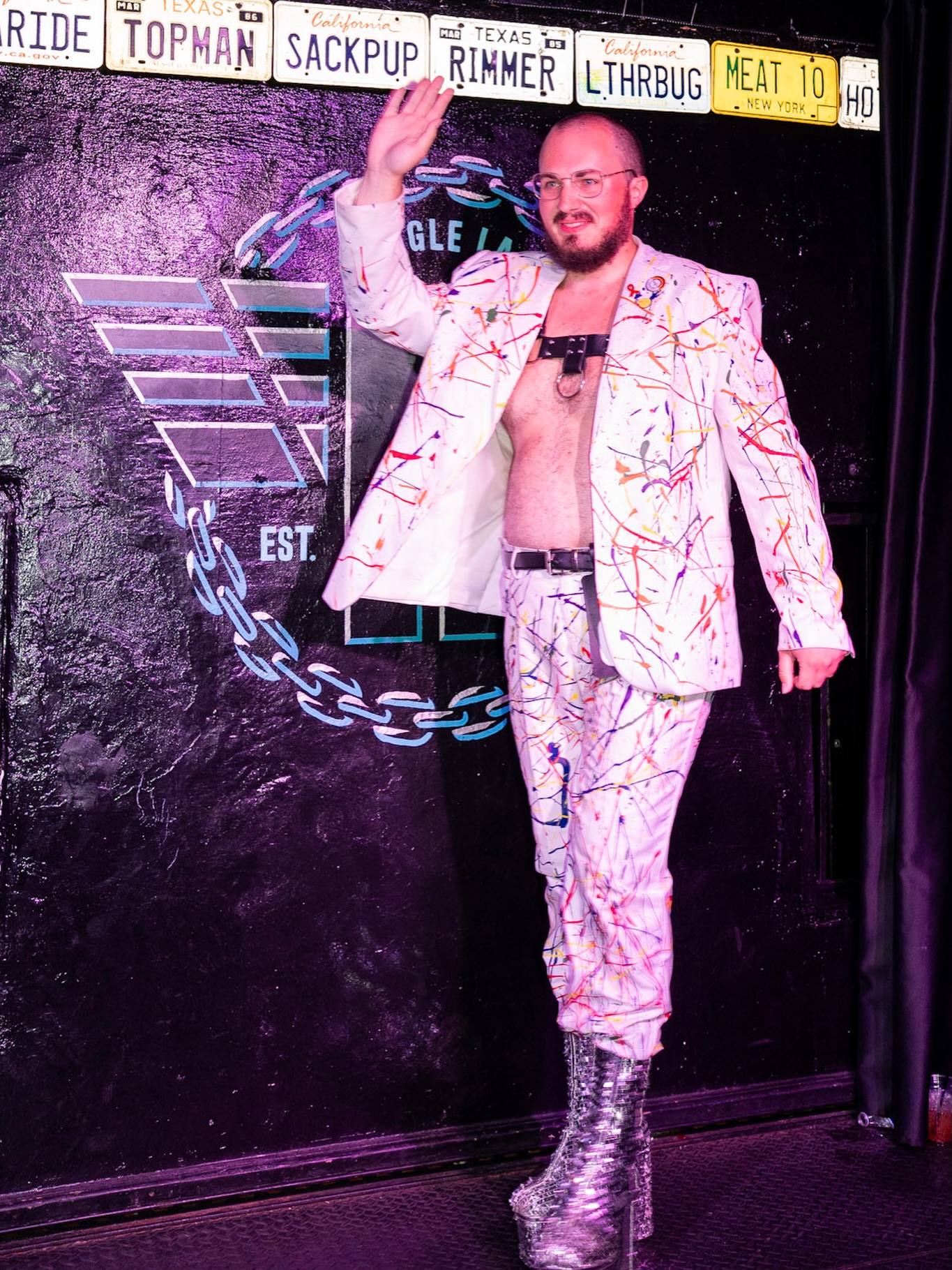 Here is contestant @thepastelsam24 showing off their formal wear look.
Round 4
Formal Wear and Speech
This category celebrates the theme “All for Bears, and Bears for All.” Contestants should present themselves as leaders and advocates for the bear community through their formal attire and final speech, demonstrating their commitment to service, inclusion, and fellowship.