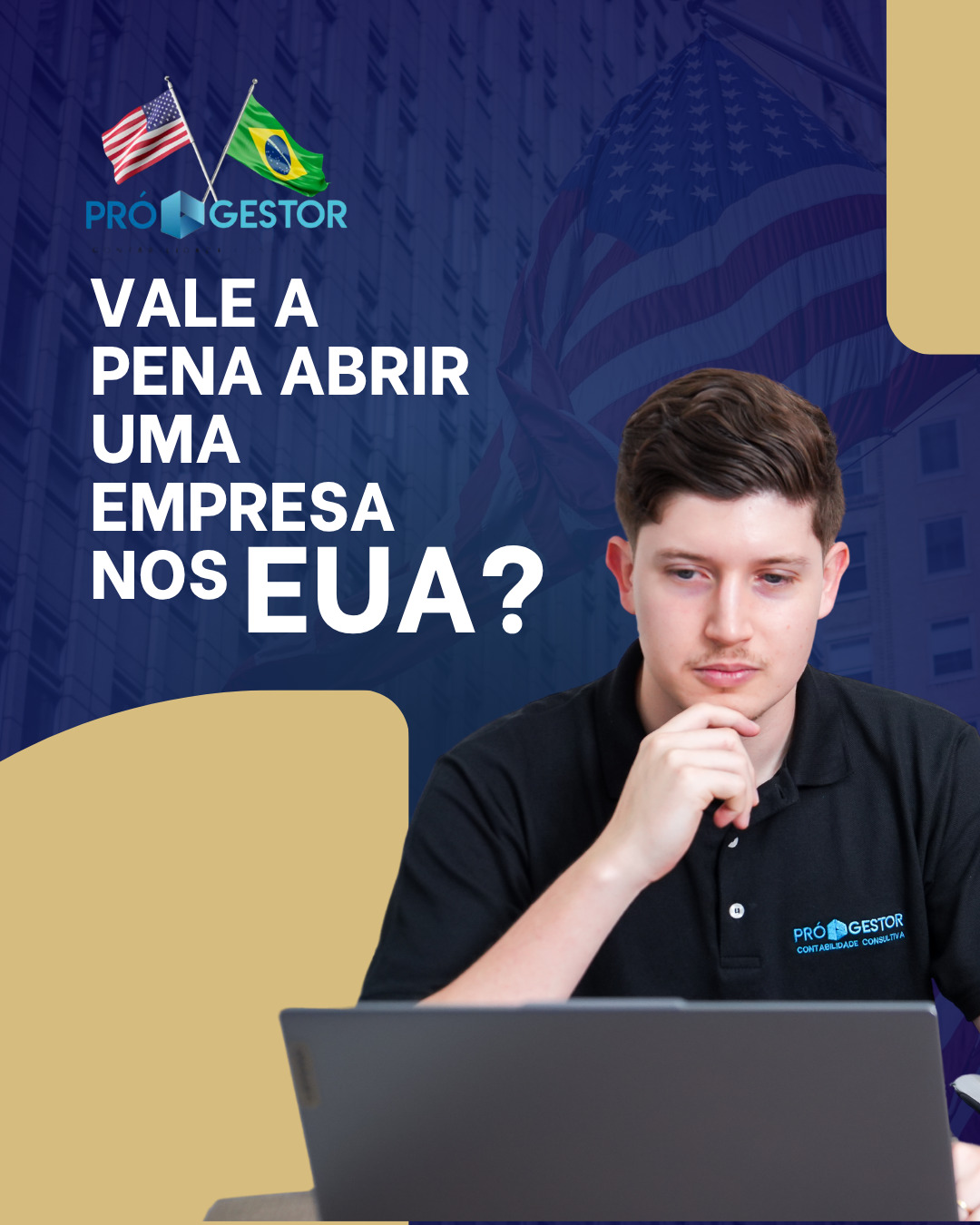O último slide é a melhor resposta! 📲
Abrir uma empresa nos EUA é o caminho mais rápido para dolarizar sua receita e acessar o mercado global, mas o verdadeiro desafio é a gestão tributária. Sem o planejamento certo, você corre o risco de pagar impostos duplicados ou ter problemas com o IRS (Fisco americano).
Com a Pró Gestor, você conta com a segurança de uma contabilidade com unidade própria nos EUA e atendimento em português para manter sua operação 100% regularizada.
👉 Deslize até o último slide para ver o próximo passo e entre em contato direto com o nosso time de especialistas em internacionalização!
💬 Comente ESTADOS UNIDOS ou nos chame no direct para agendar uma reunião de diagnóstico.