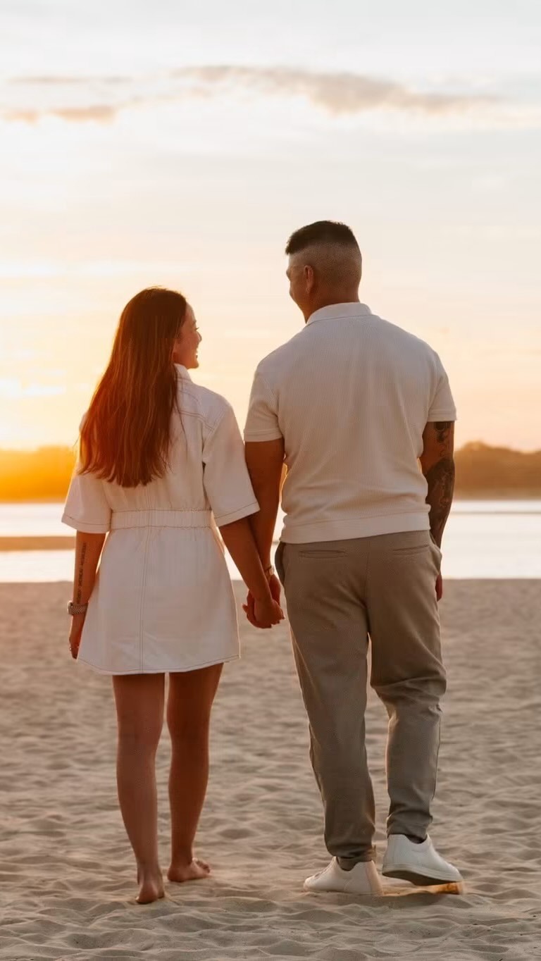 One of our most requested time for proposals is sunset, and of course it is. Look at this background 😍
The main thing to consider with sunset in Queensland is the sun goes down over the mountains meaning the only picnic location you’ll get views like this is Noosa Doggy Beach.
It’s always a conversation we have with our clients when planning a picnic as first and foremost, this is the off leash dog beach for Noosa so being comfortable with furry friends is simply a must.
We’ve never had a proposal picnic unexpectedly interrupted, and honestly, who doesn’t adore watching furry friends frolic in the ocean 🤍
When planning your luxury picnic, we ensure we find the perfect location to bring your vision to life ✨