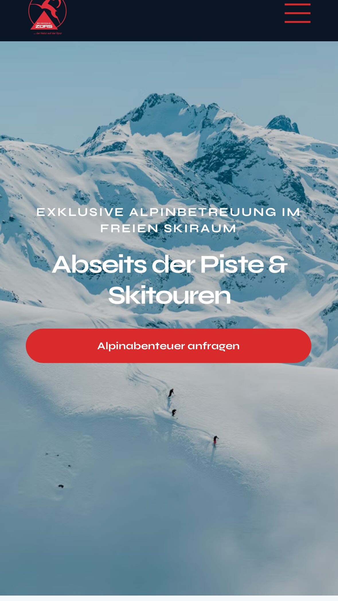 🇬🇧 OUR NEW WEBSITE IS LIVE!
A fresh new look for Skischule Zürs!
Discover our new website and find everything you need for your next day on the mountain.
👉 Link in bio
🇦🇹 UNSERE NEUE WEBSITE IST ONLINE! ❄️🎿
Die Skischule Zürs im neuen Look!
Entdeckt unsere neue Website und findet alles für euren nächsten Skiurlaub.
👉 Link in Bio
#skischulezuers #skiing #arlberg #zuers #austria