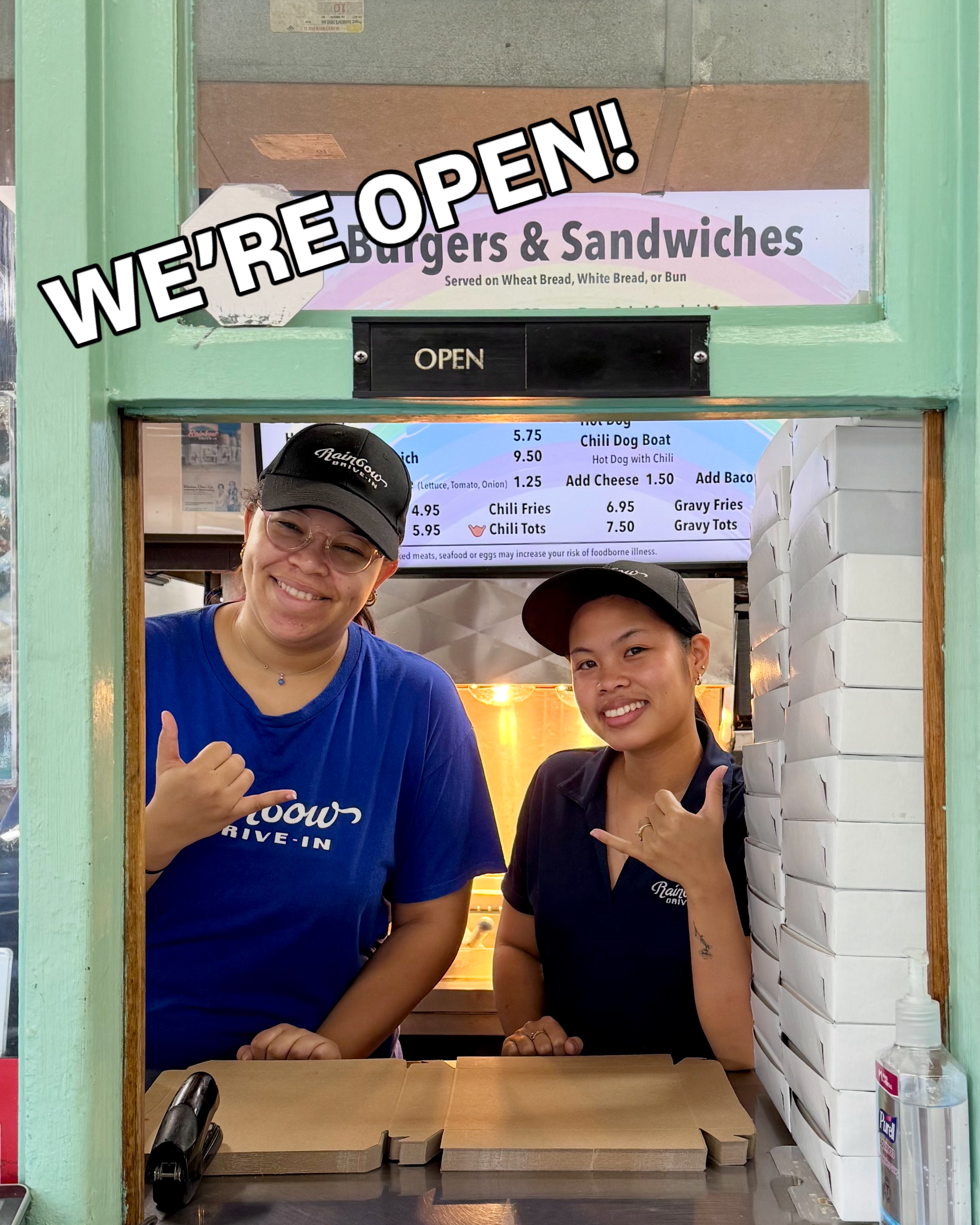 Thank you for weathering the storm with us and for your patience and understanding while we were closed!
Both Pearlridge and Kapahulu are open today! 😁🌺 We can’t wait to see you!