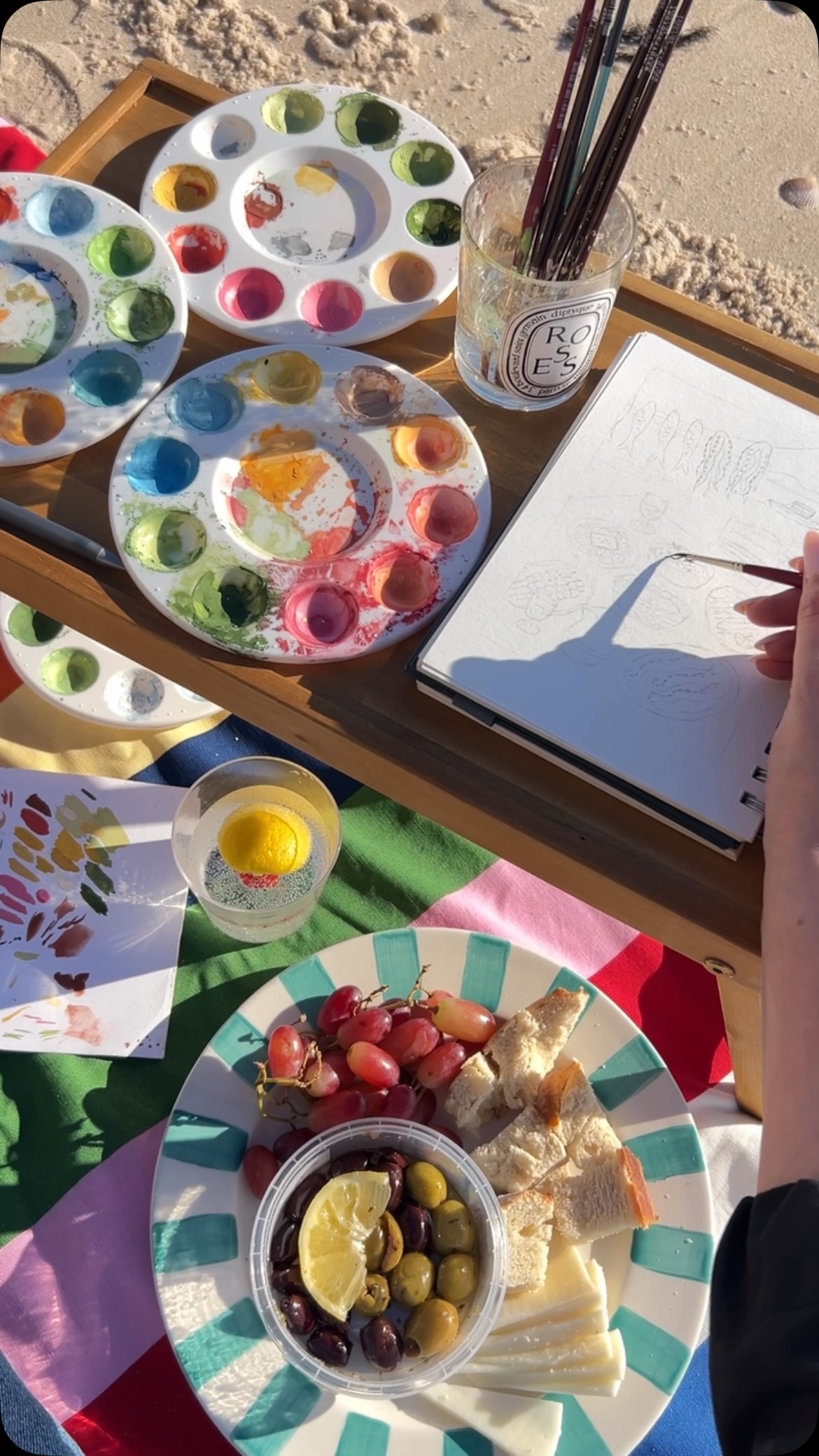 No one or nothing can get between and a painting session at the beach 🐠 will share more of my sketch book painting locations bc I love making a day of it lol 💛 trying to romanticise anything and everything tbh!
(This is a scheduled post I am currently in Bali on a girls trip hehe! Thank you again for the unwavering support while I’m away !!!!)
-
-
-
#beachpainting #paintinginprogress #soloartistdate #paintingart #hobbies
🏷️ illustrations on the beach, solo beach date, sketchbook series, fun beach ideas, hand drawn artwork, art process, painting progress, gouache paints, snack plates on the beach, painting hobby, hobby ideas, summer hobby ideas, fun art hobbies
