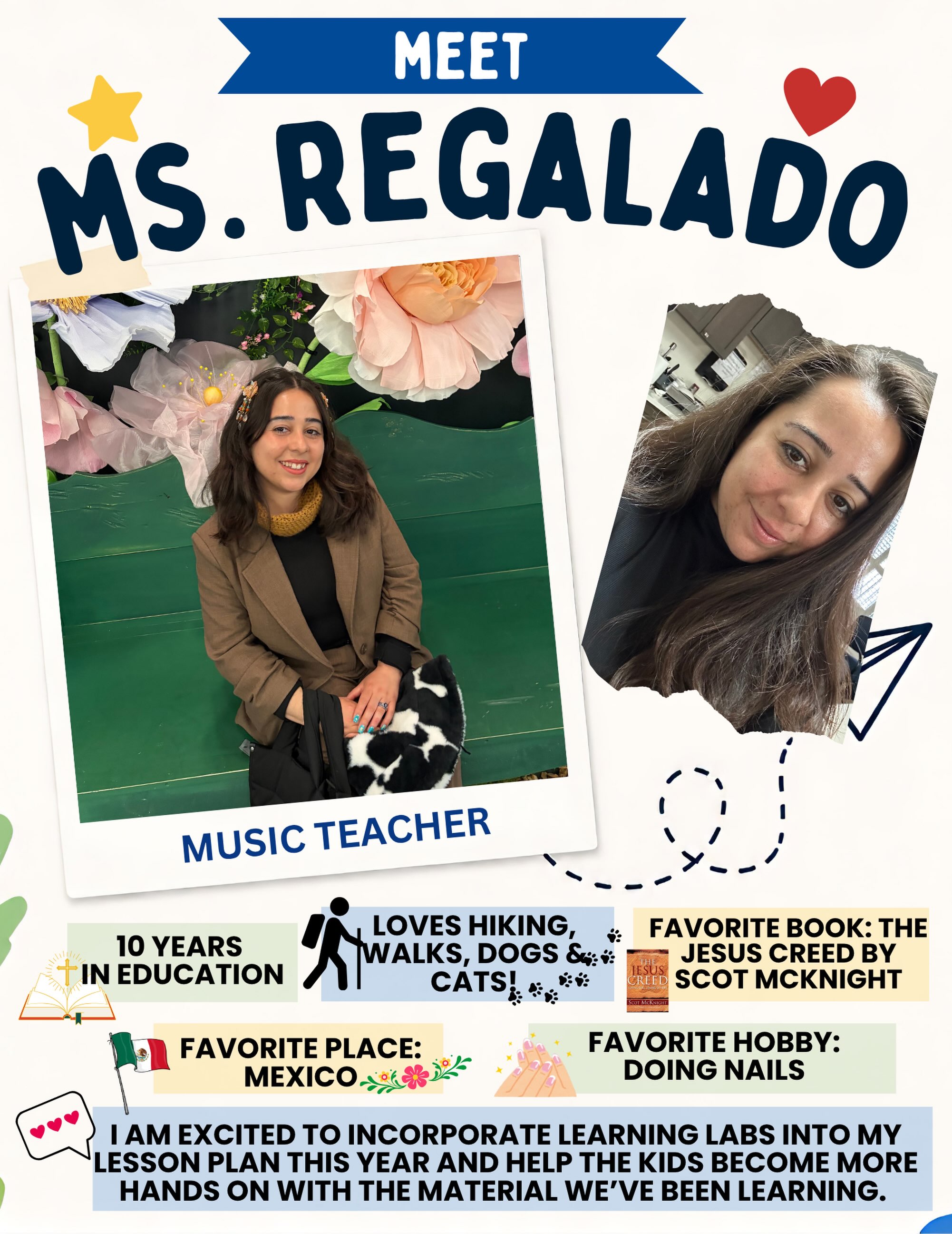 ✨Faculty and Staff Spotlight✨
We’re so excited to welcome back our wonderful Music Teacher, Ms. Regalado! 🎤🎵
Here’s to a year filled with creativity, rhythm, joy, and plenty of music! 🎶 🎹
#FacultySpotlight #MusicTeacher #stemydiuscatholicschool #welcomebacktoschool2026_2027 #jaguarstrong