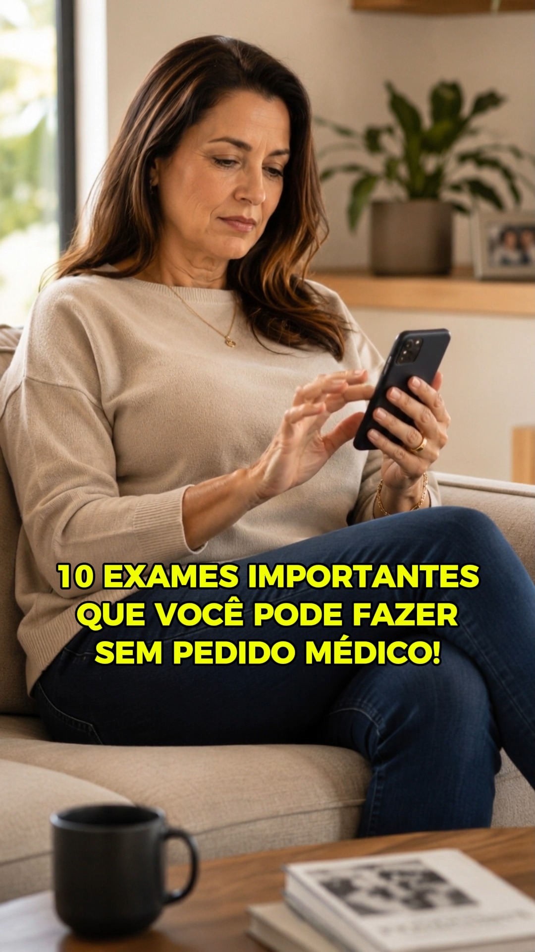 10 exames importantes que você pode fazer sem pedido médico
1️⃣ Hemograma completo: detecta sinais de anemia e infecções.
2️⃣ Glicemia em jejum: avalia o nível de açúcar no sangue.
3️⃣ Colesterol total e frações: monitora a saúde do seu coração.
4️⃣ Triglicerídeos: checa as taxas de gordura no organismo.
5️⃣ Vitamina D: essencial para ossos fortes e imunidade alta.
6️⃣ Vitamina B12: importante para a energia e o sistema nervoso.
7️⃣ TSH: acompanha o ritmo da sua tireoide.
8️⃣ Creatinina: avalia se a saúde dos rins está em dia.
9️⃣ TGP (ALT): indicador importante do funcionamento do fígado.
🔟 Beta-HCG quantitativo: confirmação e acompanhamento de gravidez.
👉 Já salva esse post pra consultar sempre que quiser fazer seus exames preventivos!