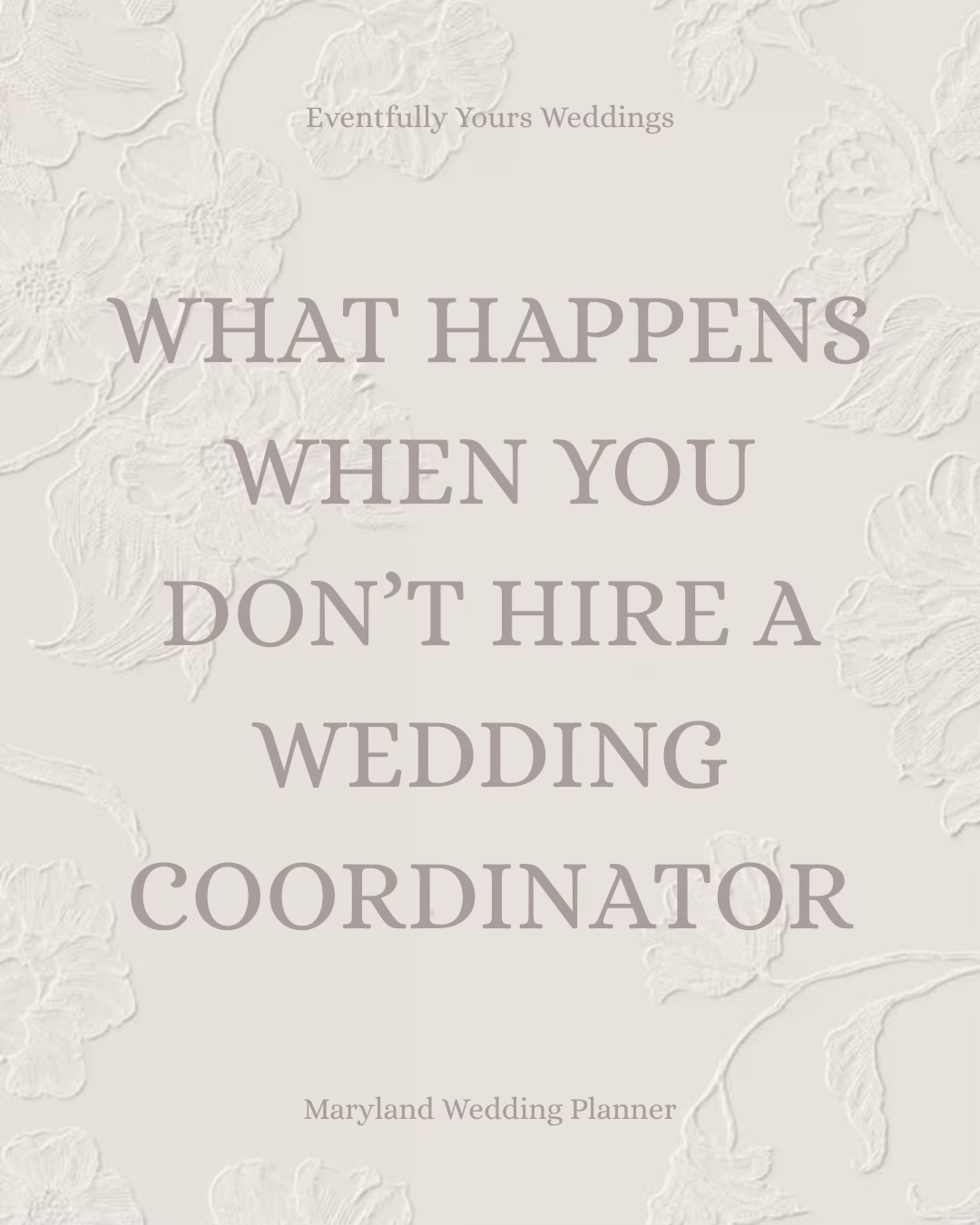 Not every couple needs full-service planning. But every couple deserves to actually enjoy their wedding day without being the one managing it.
That’s where Wedding Management comes in. A little less planning support, but the right people in your corner when it matters most.
Swipe through for a few reasons we’ll always recommend having a professional there to manage the day 🤍
Get in contact! angie@eventfullyyoursmd.com
#weddingplanner #weddingcoordination #marylandwedding #marylandweddingplanner #mdweddingplanner