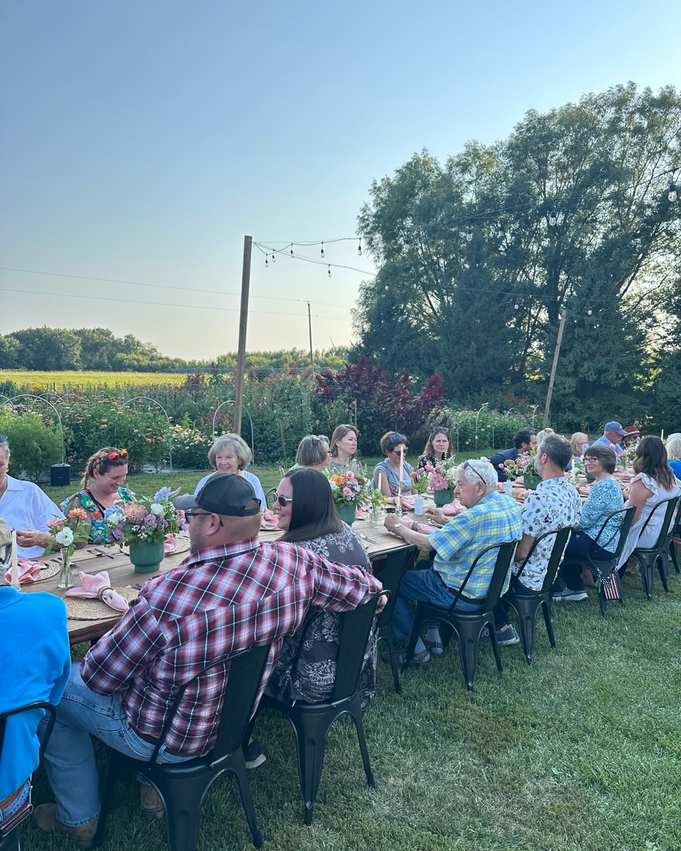 Excited to share about our organic pork at @littlesiouxstems farm to table dinner! What a beautiful spot!