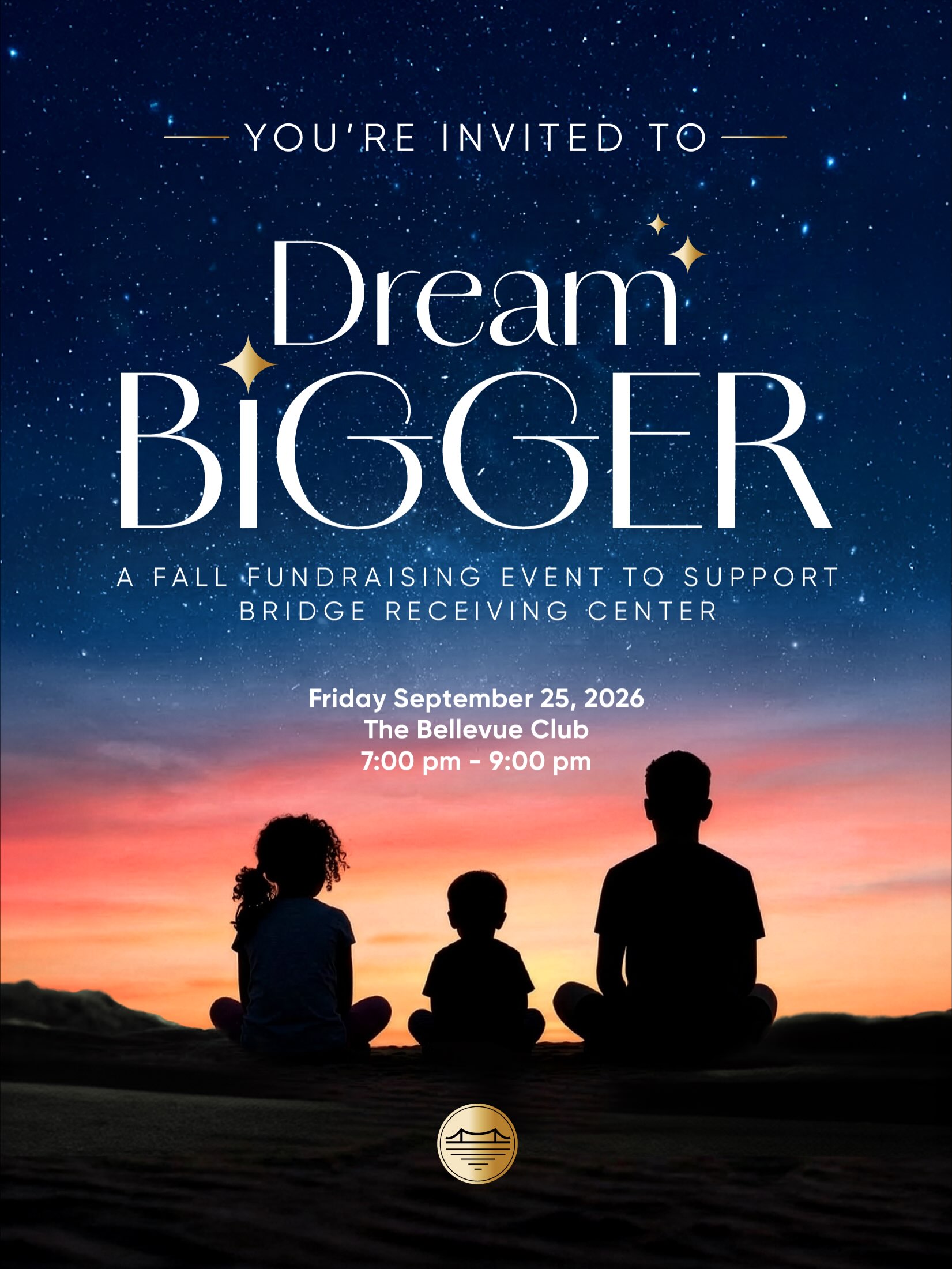 You’re Invited to Dream Bigger for kids!
Reserve your spot to join us at this impactful event.
Can’t attend? You still can make a difference.
Donate today and help us dream bigger than ever before in what we can do to change the lives of children in foster care.
To register: bridgereceivingcenter.org/events
To give: bridgereceivingcenter.org/donate
Or use the links in our profile.
On behalf of every child helped through your generosity, thank you 💝