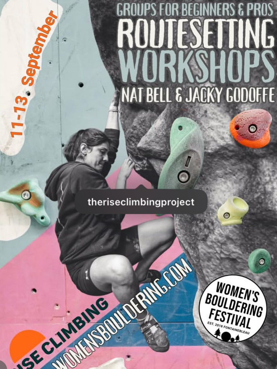 @womensbouldering are hosting route setting workshops @theriseclimbingproject in London in September! Two advanced & one beginner!
I’ve not worked with Jack before but I did work with @nat_atari on the advanced workshop last year! She’s a wonderful teacher with so much knowledge to pass on, alongside being a lovely person all round. I’m confident these workshops are going to be insightful and fun!
Head to @womensbouldering for more info!