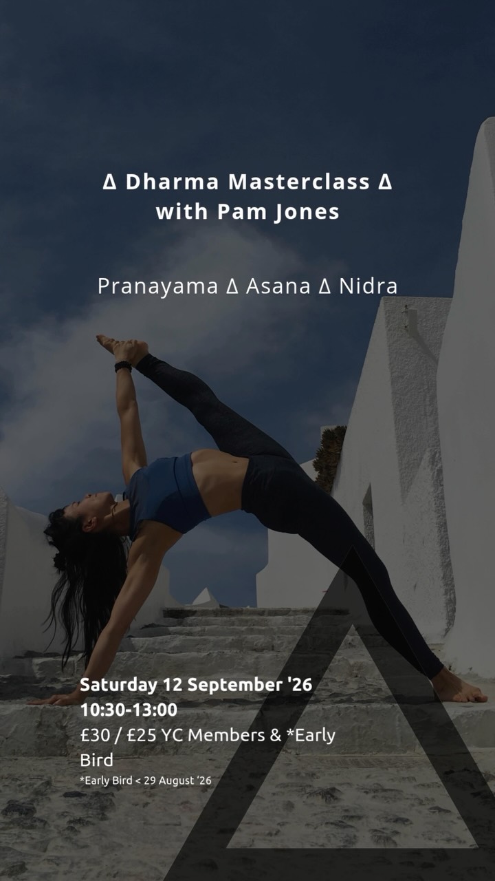 Pam’s last Dharma Masterclass SOLD OUT - so we’re super excited that’s she’s back🤸🏼♀️
Join Pam Jones, one of Sri Dharma Mittra’s senior teachers from New York, for an extended 2.5 hour Dharma Yoga Masterclass💫
∆ PRANAYAMA
∆ ASANA
∆ NIDRA
Expect a powerful, creative practice exploring inversions, arm balances, backbends, hip openers, twists and more…before finishing with a deeply nourishing Yoga Nidra 🕉️
📅 Saturday 12 September
⏰ 10:30–13:00
🎟 £30 | £25 YC Members + Early Bird
⚡ Early Bird ends 29 August
Last time we filled every mat. Book early if you want yours🧘♂️🧘♀️🧘
👉 Book via link in bio
#dharmayoga #dharmayogalondon #sridharmamittra #yogamasterclass #dharma